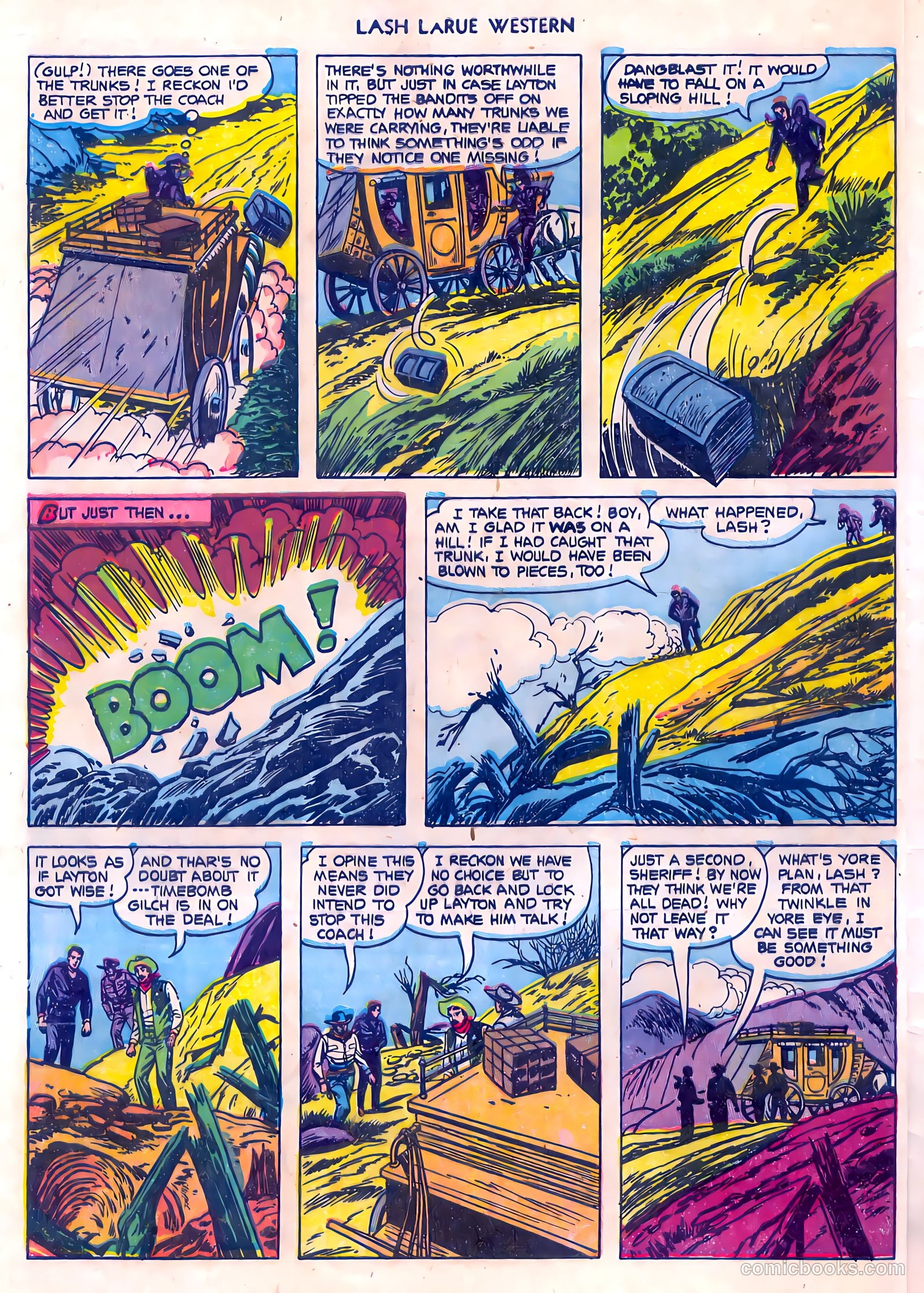 Lash LaRue Western #45 (1953) — page 28 of 36