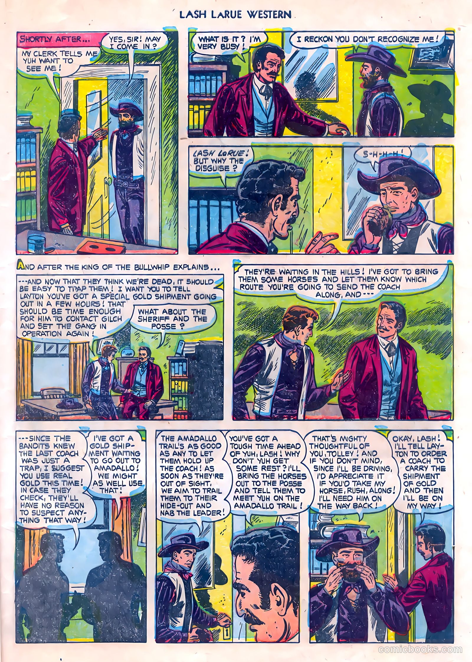 Lash LaRue Western #45 (1953) — page 29 of 36
