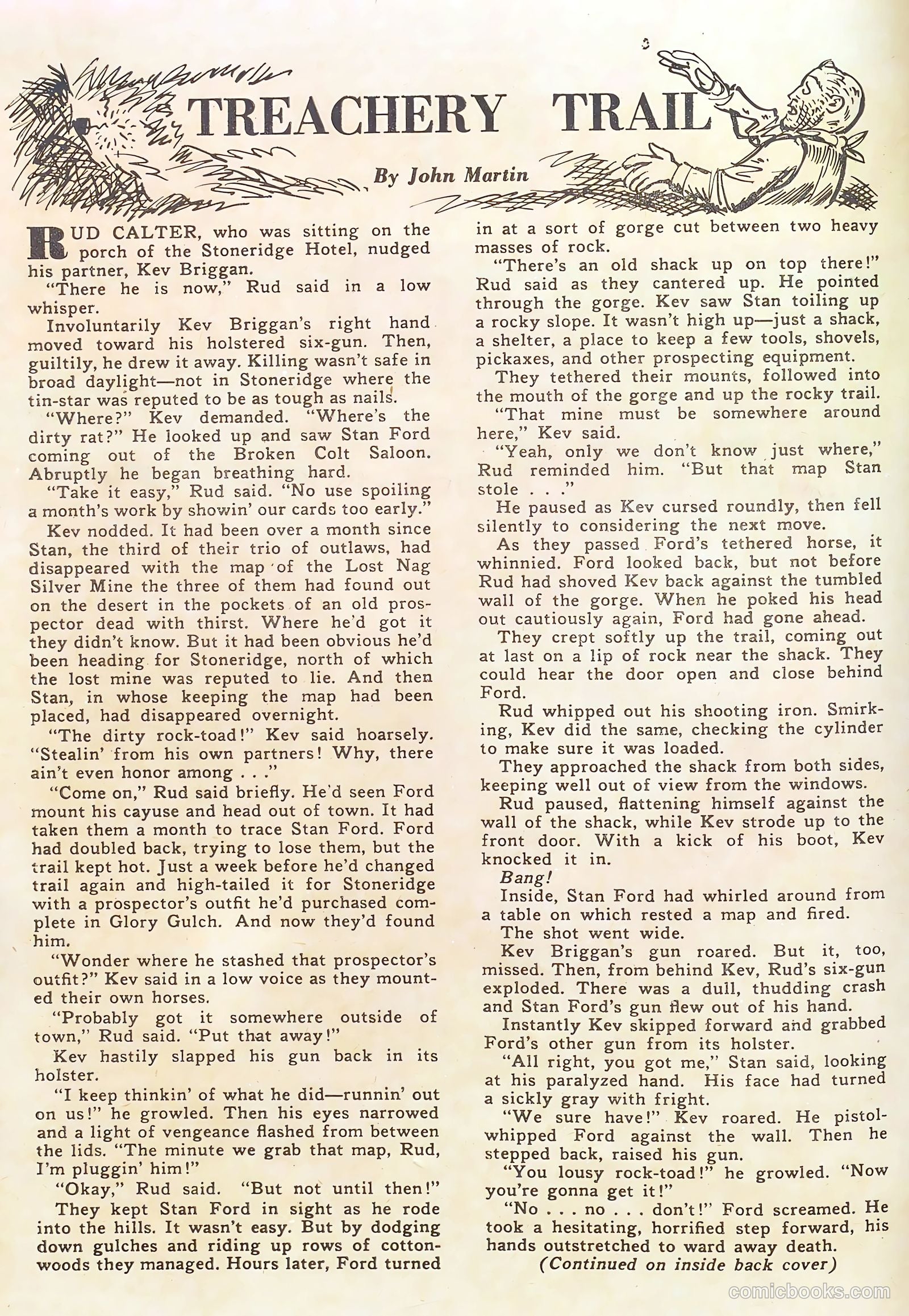 Lash LaRue Western #46 (1954) — page 2 of 36