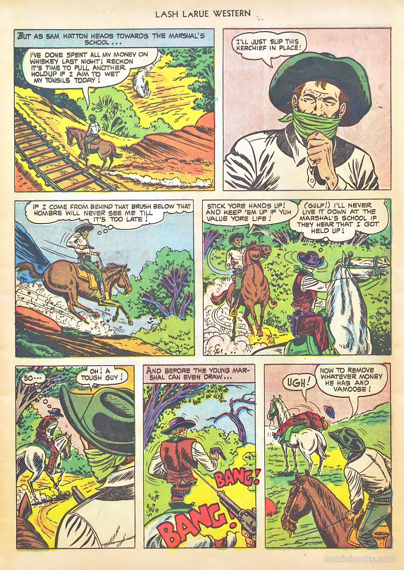 Lash LaRue Western #46 (1954) — page 5 of 36