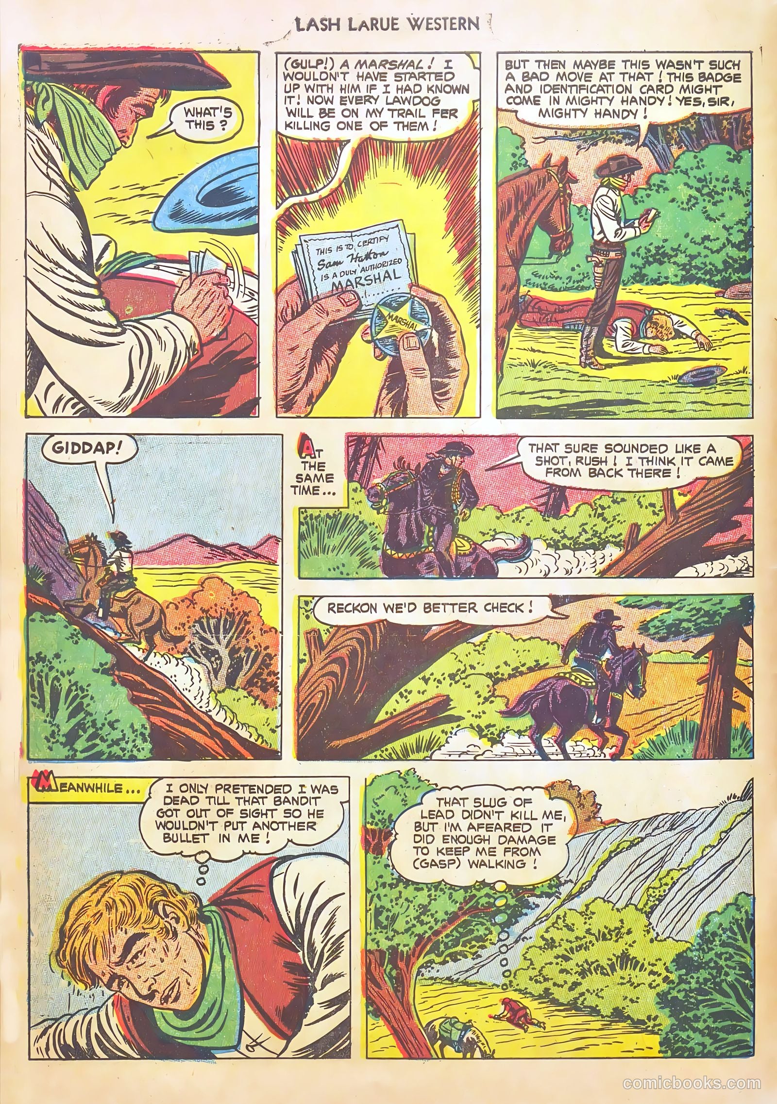 Lash LaRue Western #46 (1954) — page 6 of 36