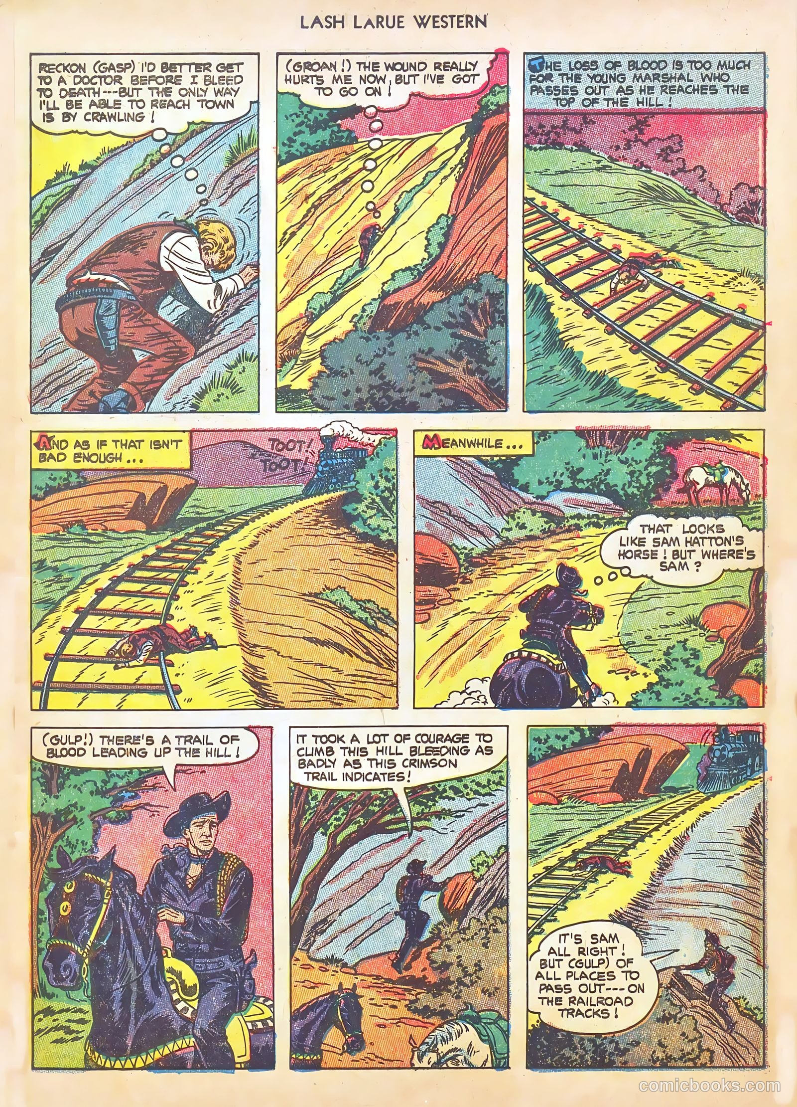 Lash LaRue Western #46 (1954) — page 7 of 36