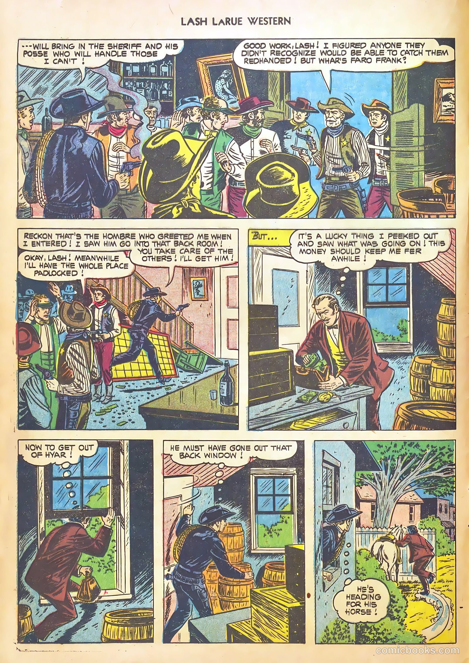 Lash LaRue Western #46 (1954) — page 12 of 36