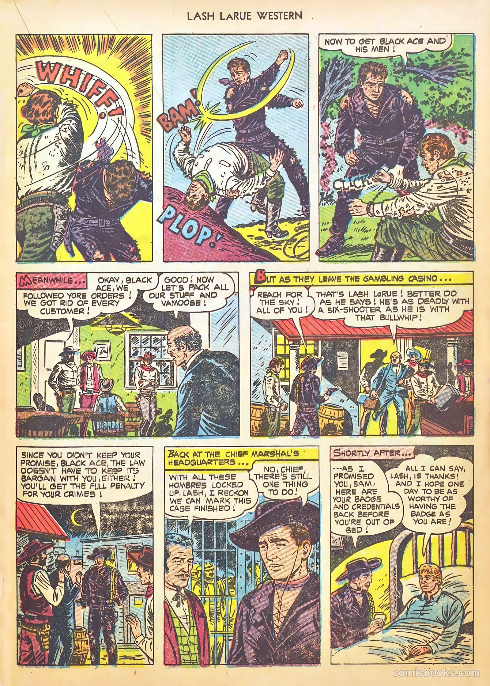 Lash LaRue Western #46 (1954) — page 17 of 36