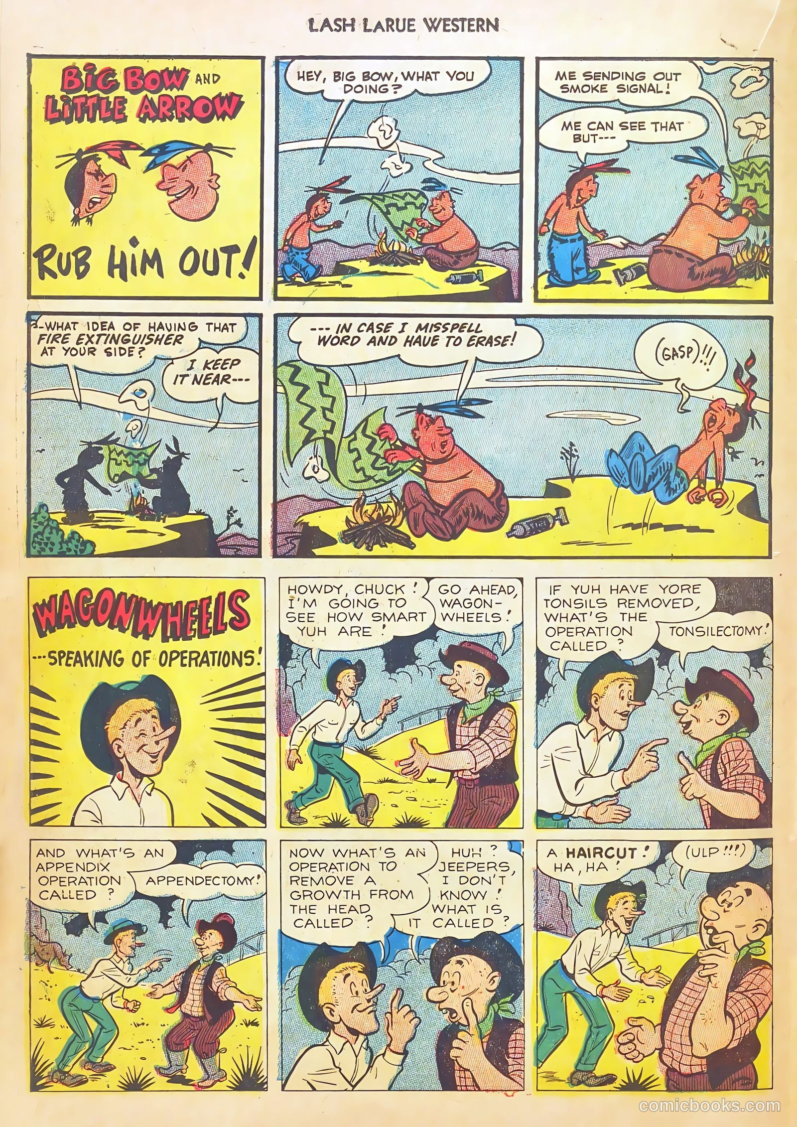 Lash LaRue Western #46 (1954) — page 18 of 36