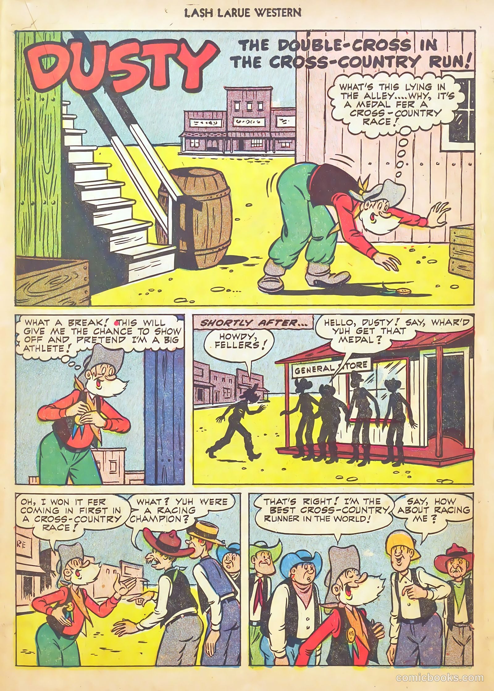 Lash LaRue Western #46 (1954) — page 19 of 36