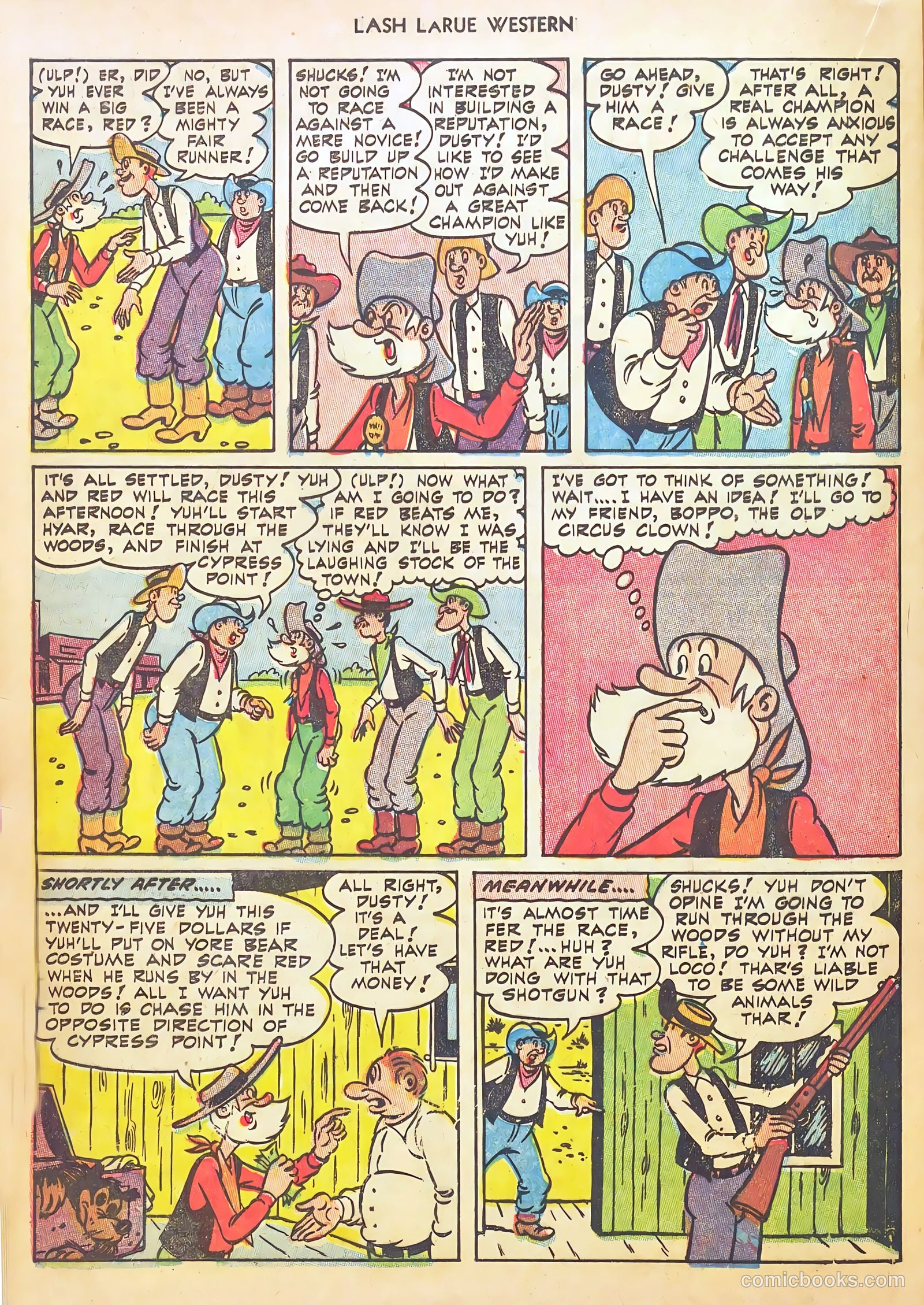 Lash LaRue Western #46 (1954) — page 20 of 36