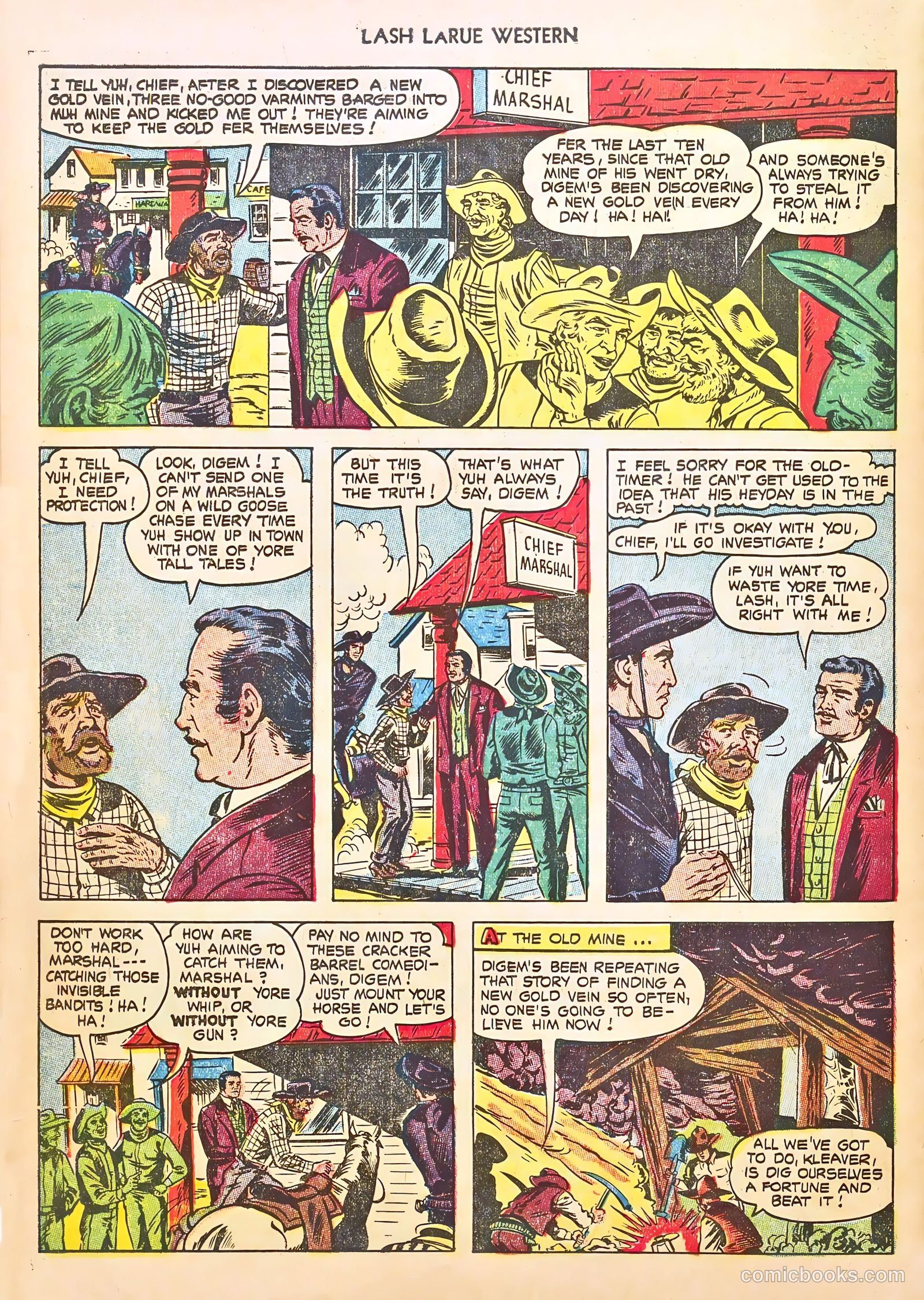 Lash LaRue Western #46 (1954) — page 26 of 36