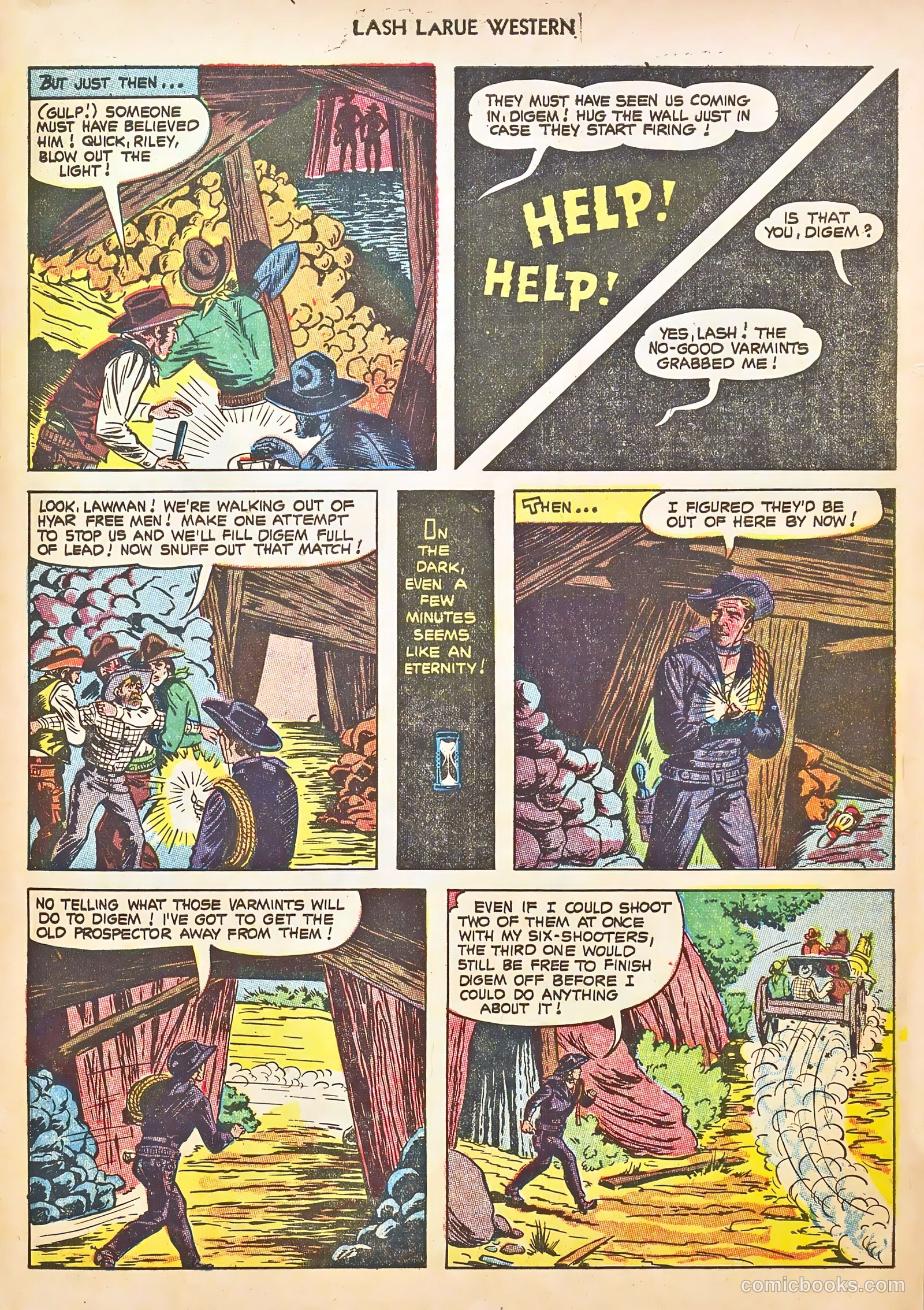 Lash LaRue Western #46 (1954) — page 27 of 36
