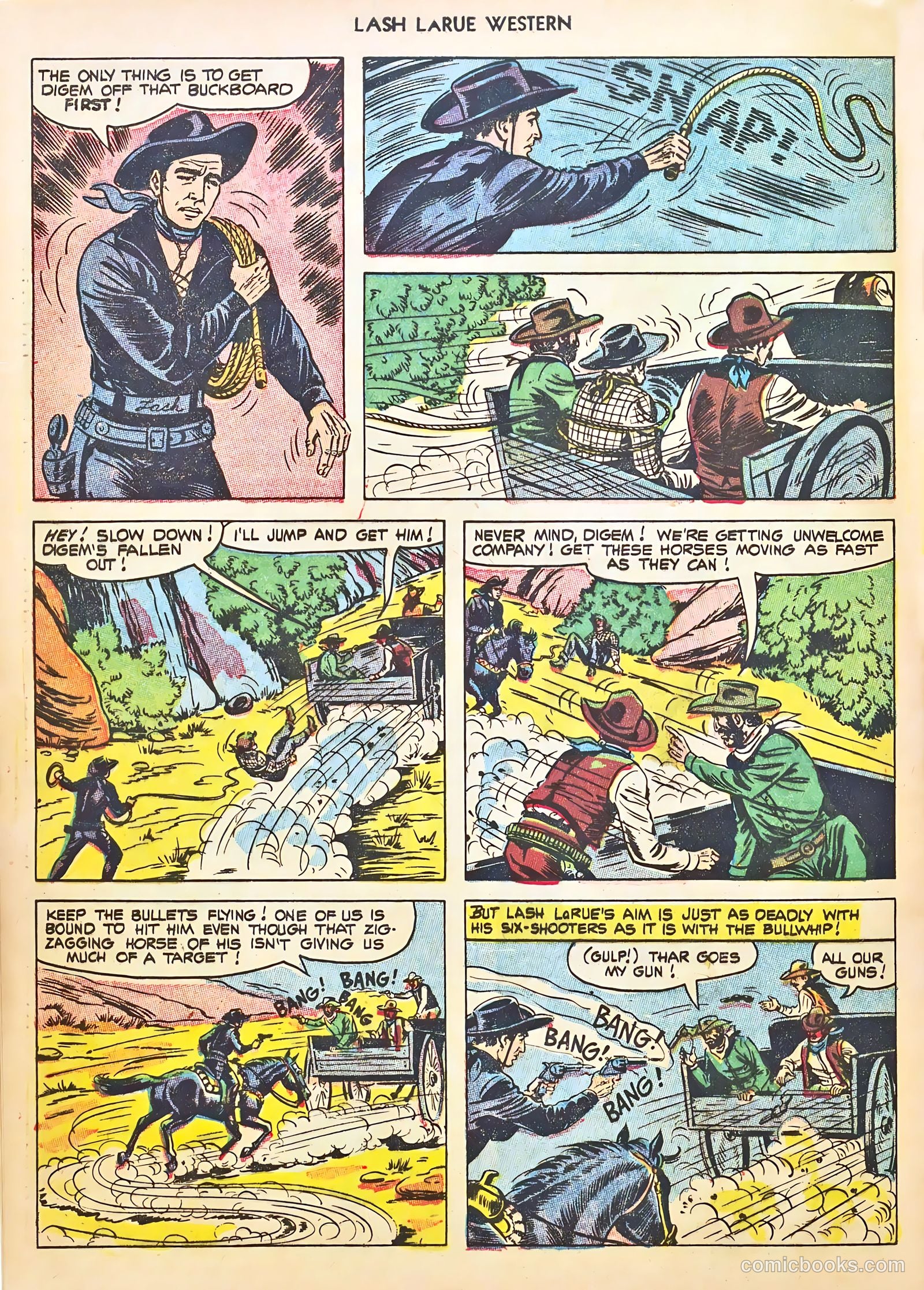 Lash LaRue Western #46 (1954) — page 28 of 36