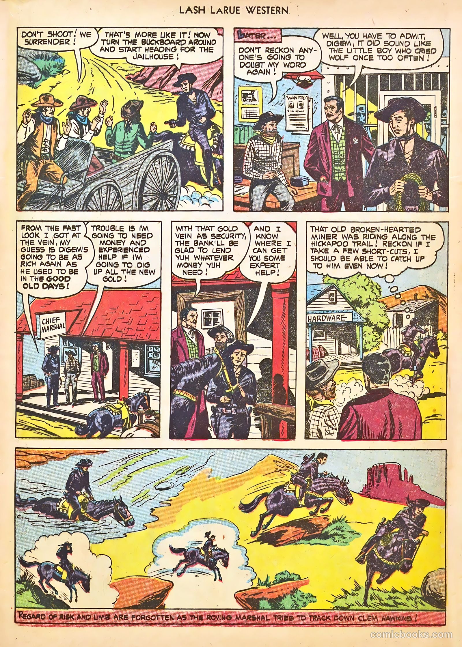 Lash LaRue Western #46 (1954) — page 29 of 36