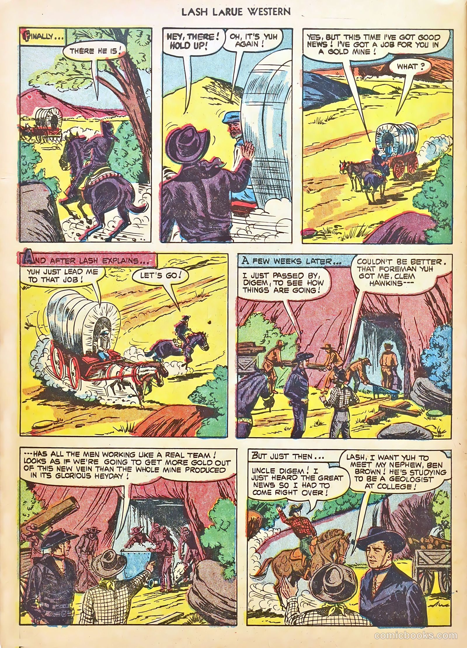 Lash LaRue Western #46 (1954) — page 30 of 36