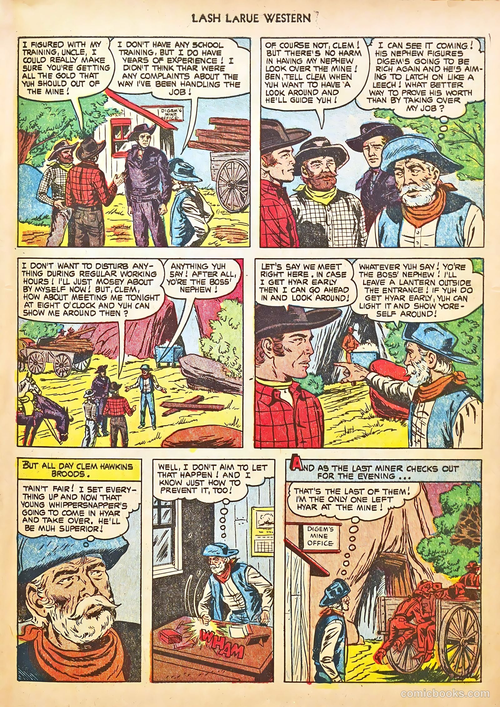 Lash LaRue Western #46 (1954) — page 31 of 36