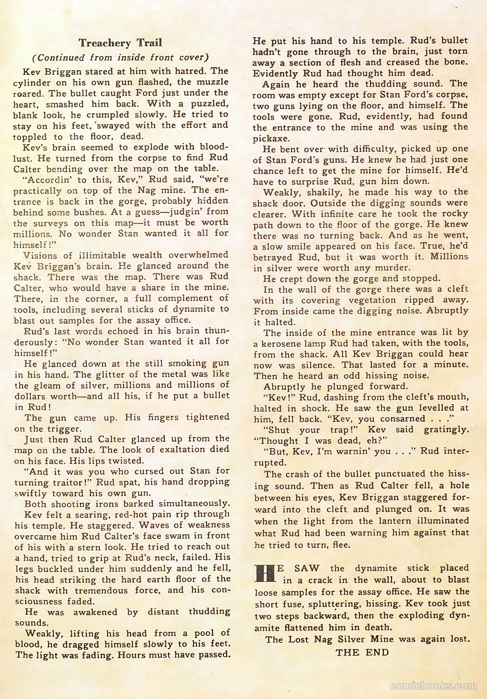 Lash LaRue Western #46 (1954) — page 35 of 36