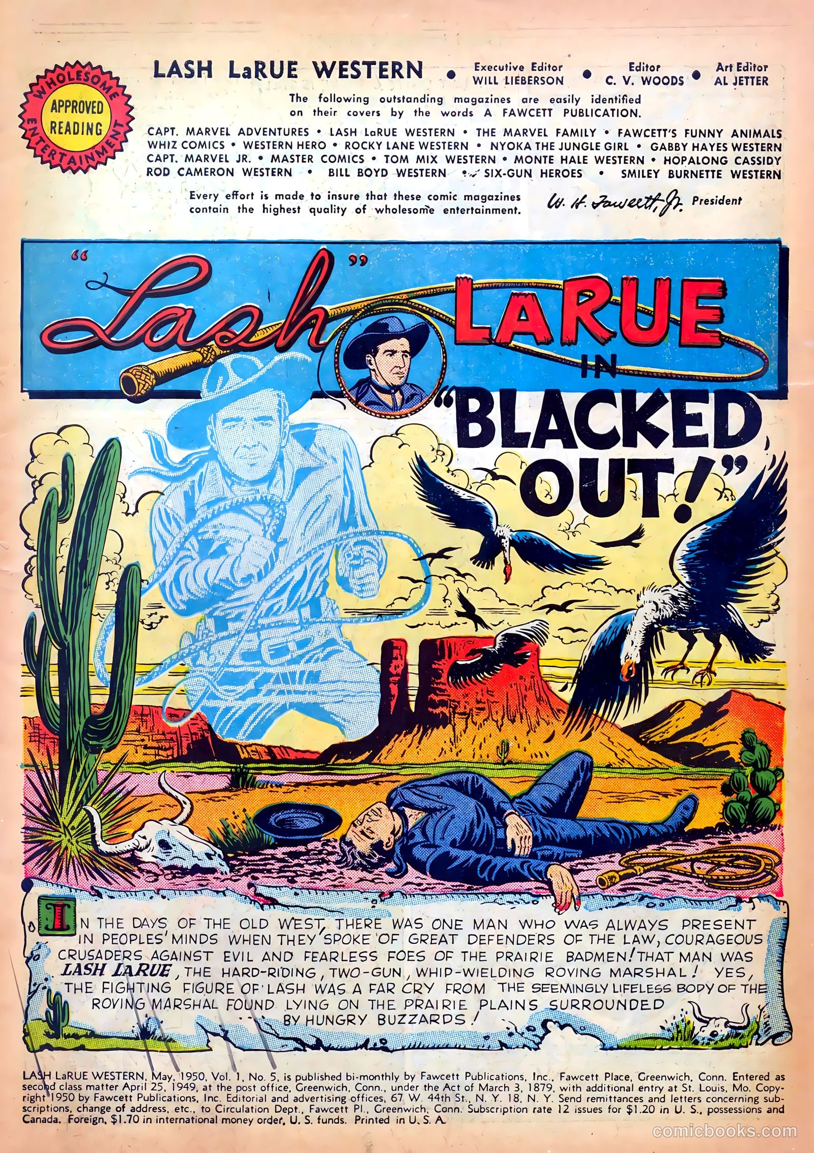 Lash LaRue Western #5 (1950) — page 3 of 36