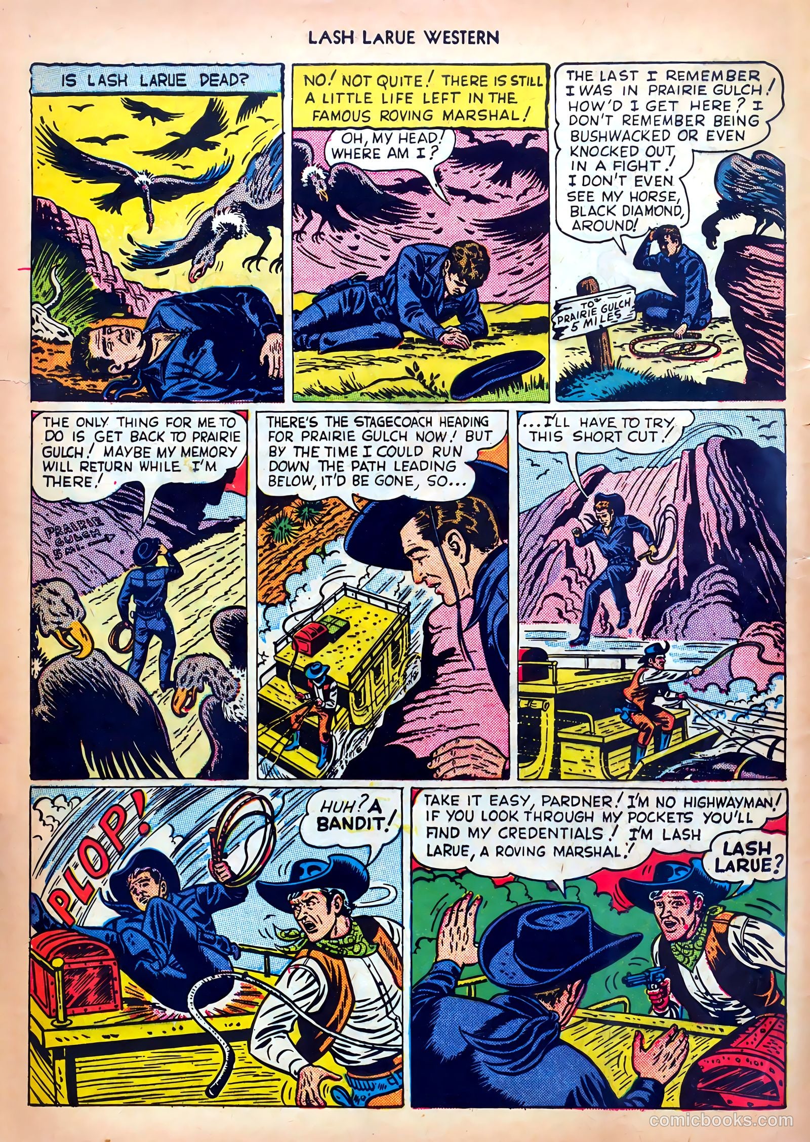 Lash LaRue Western #5 (1950) — page 4 of 36