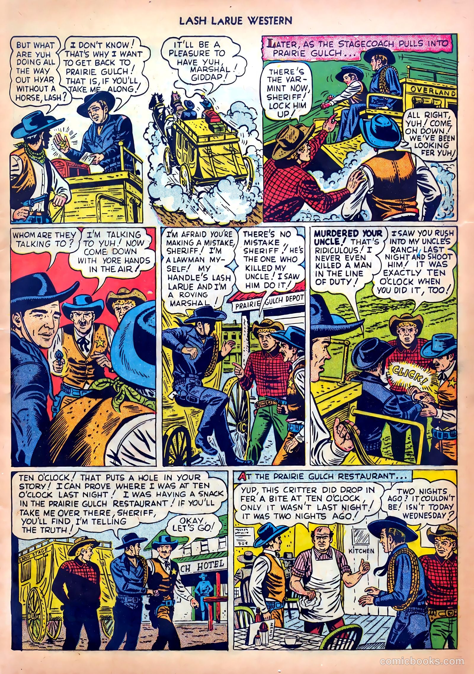Lash LaRue Western #5 (1950) — page 5 of 36