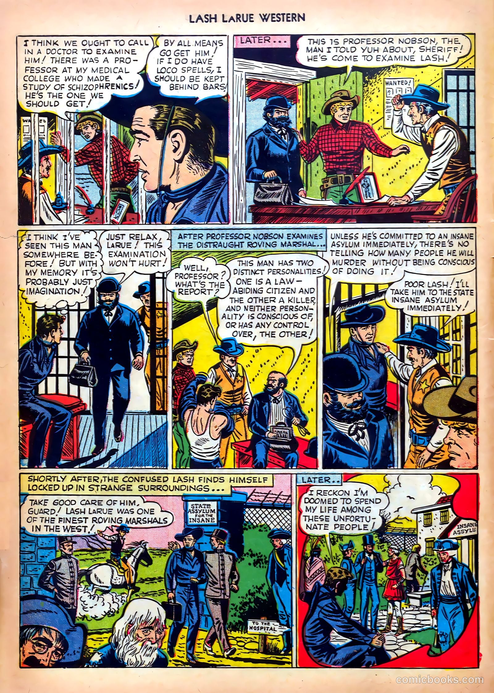 Lash LaRue Western #5 (1950) — page 8 of 36
