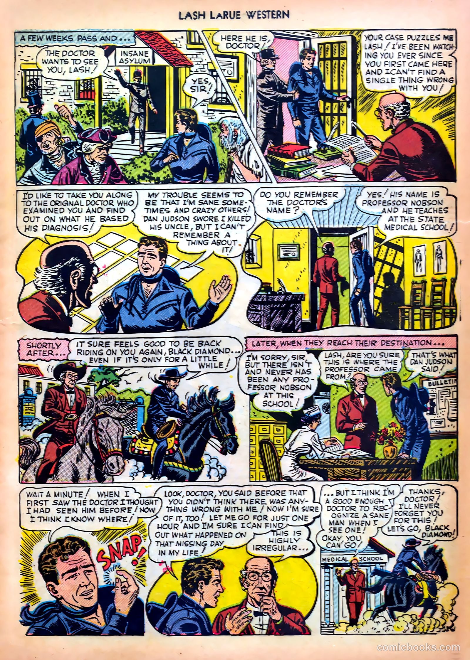 Lash LaRue Western #5 (1950) — page 9 of 36