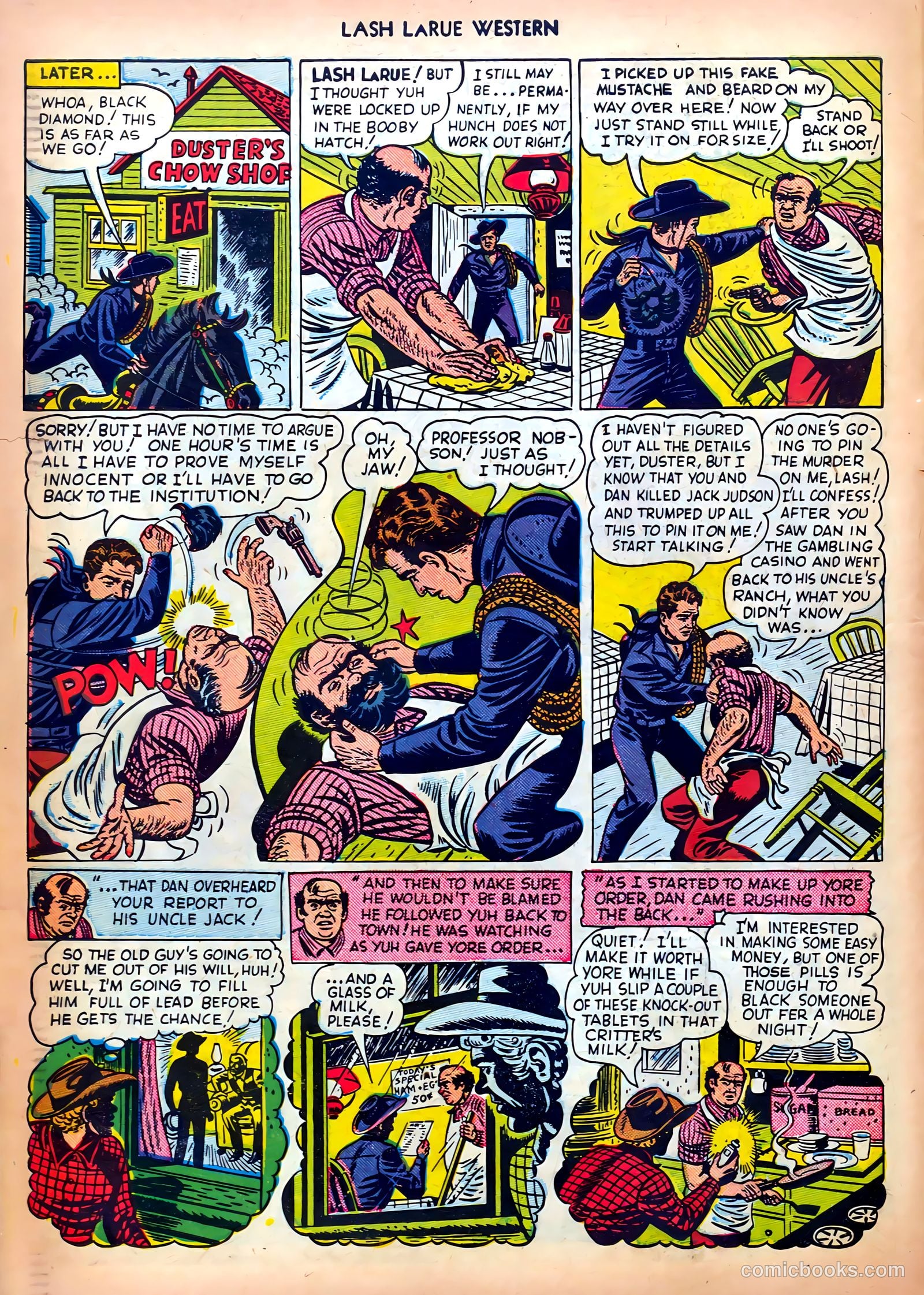 Lash LaRue Western #5 (1950) — page 10 of 36