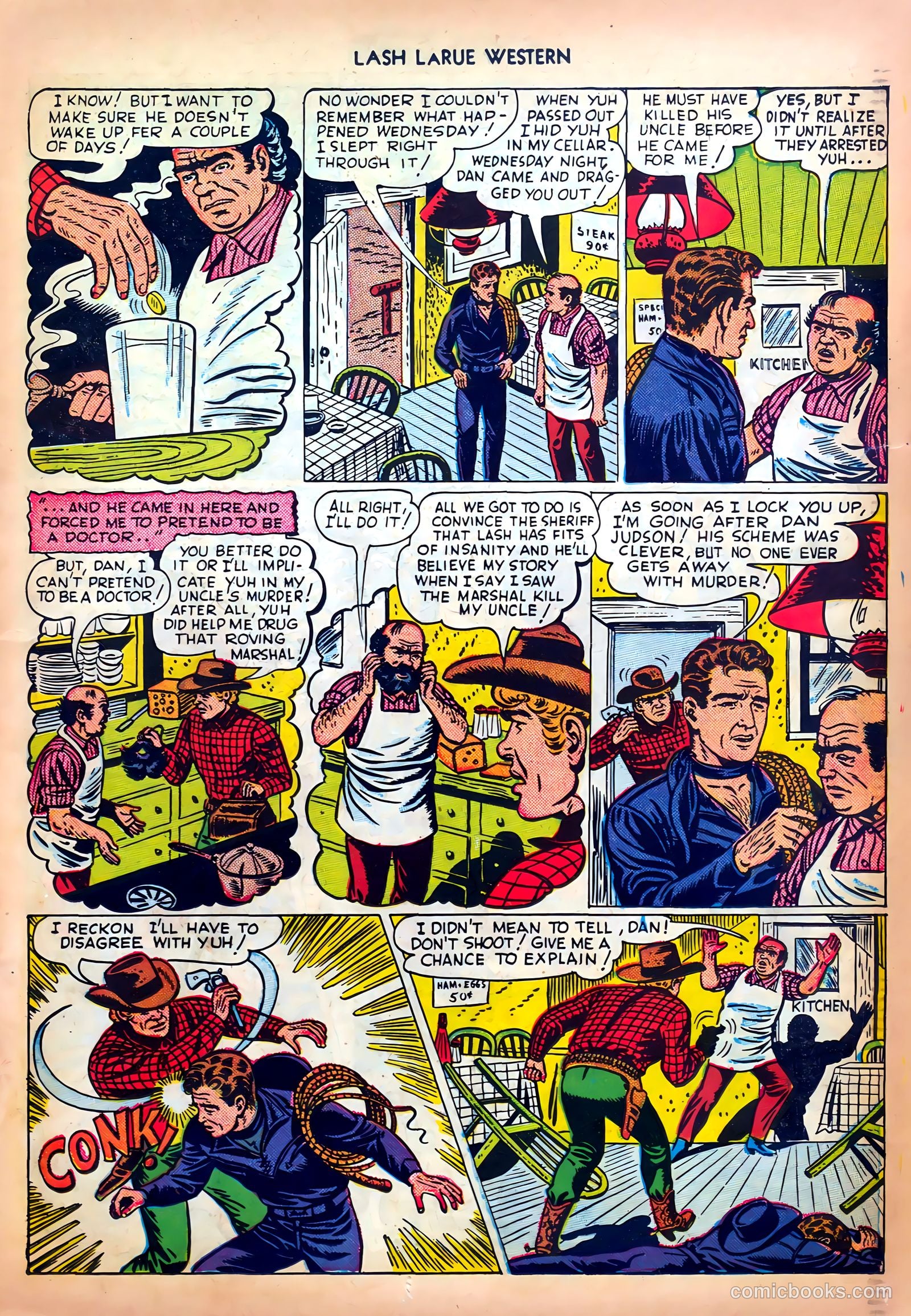 Lash LaRue Western #5 (1950) — page 11 of 36
