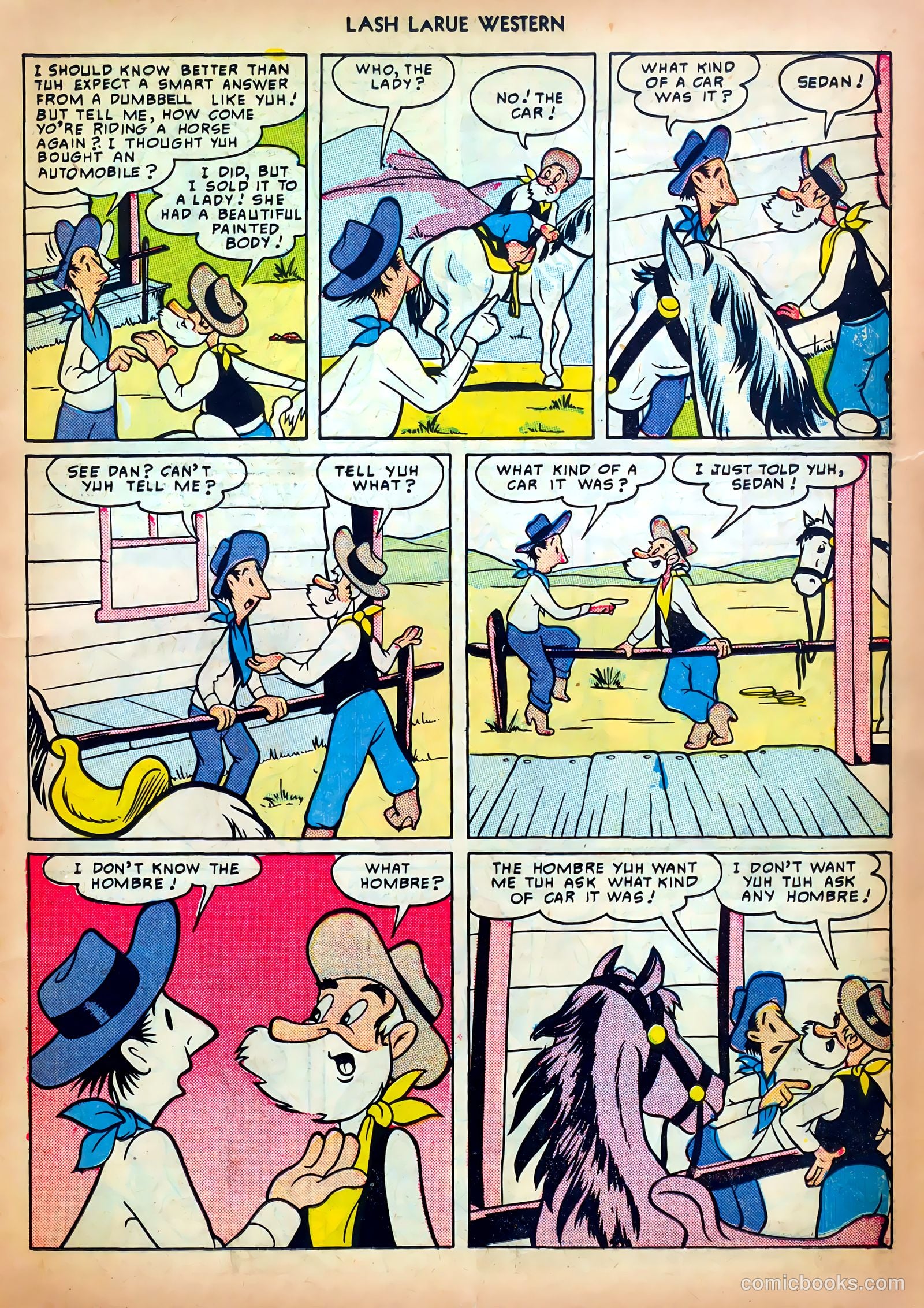 Lash LaRue Western #5 (1950) — page 15 of 36