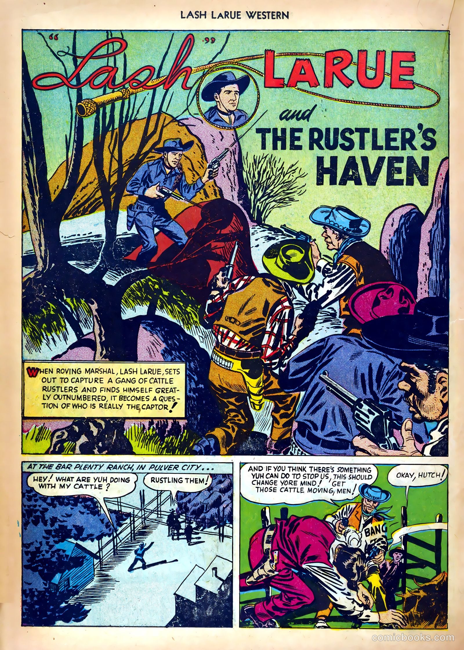 Lash LaRue Western #5 (1950) — page 18 of 36