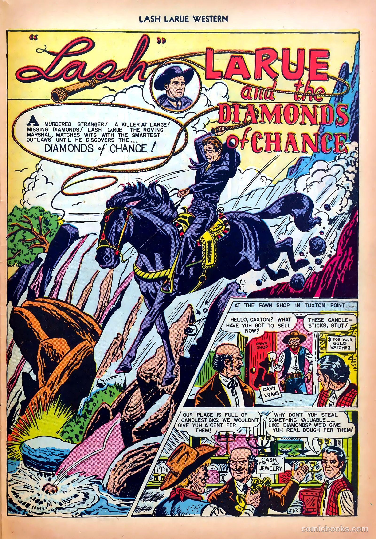 Lash LaRue Western #5 (1950) — page 27 of 36