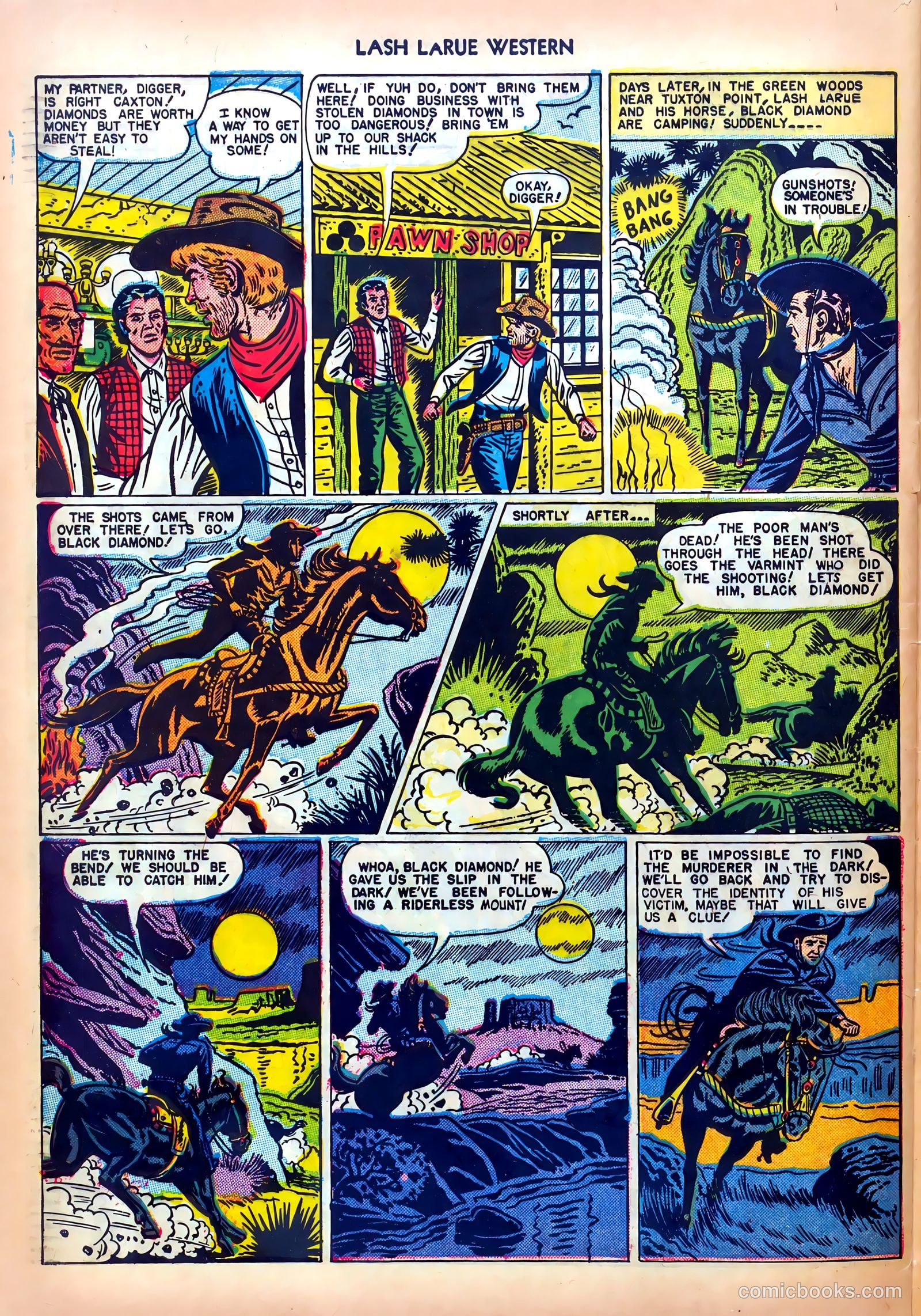 Lash LaRue Western #5 (1950) — page 28 of 36