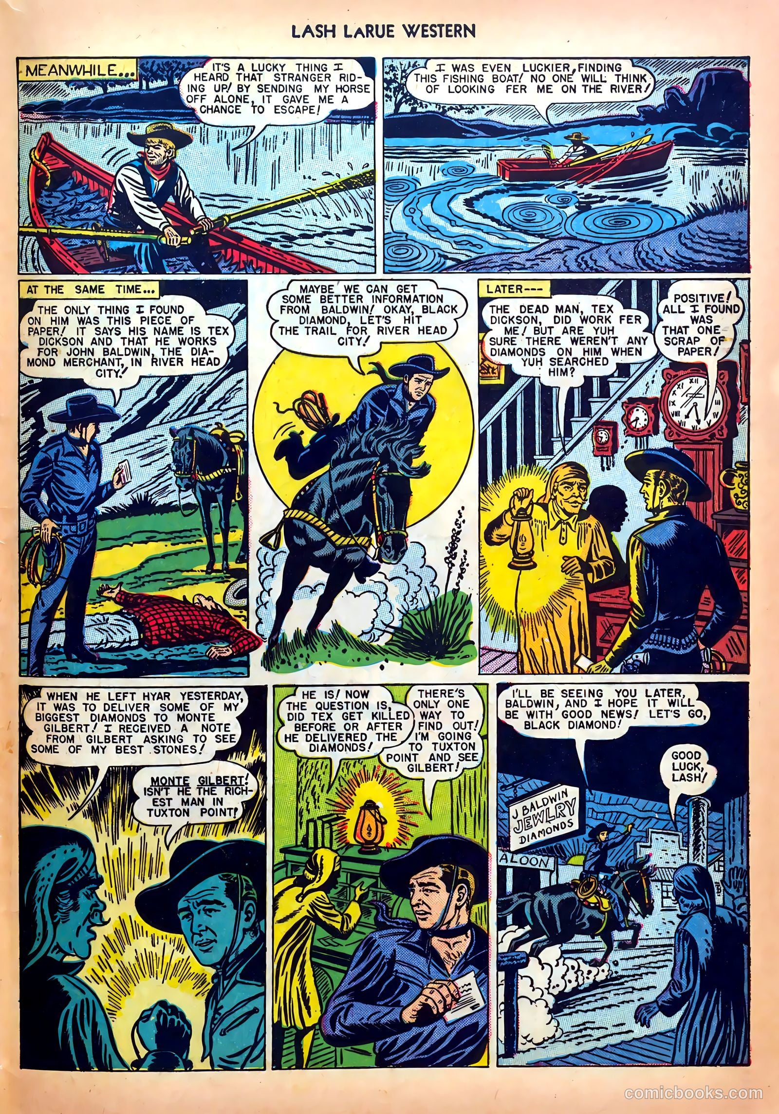 Lash LaRue Western #5 (1950) — page 29 of 36
