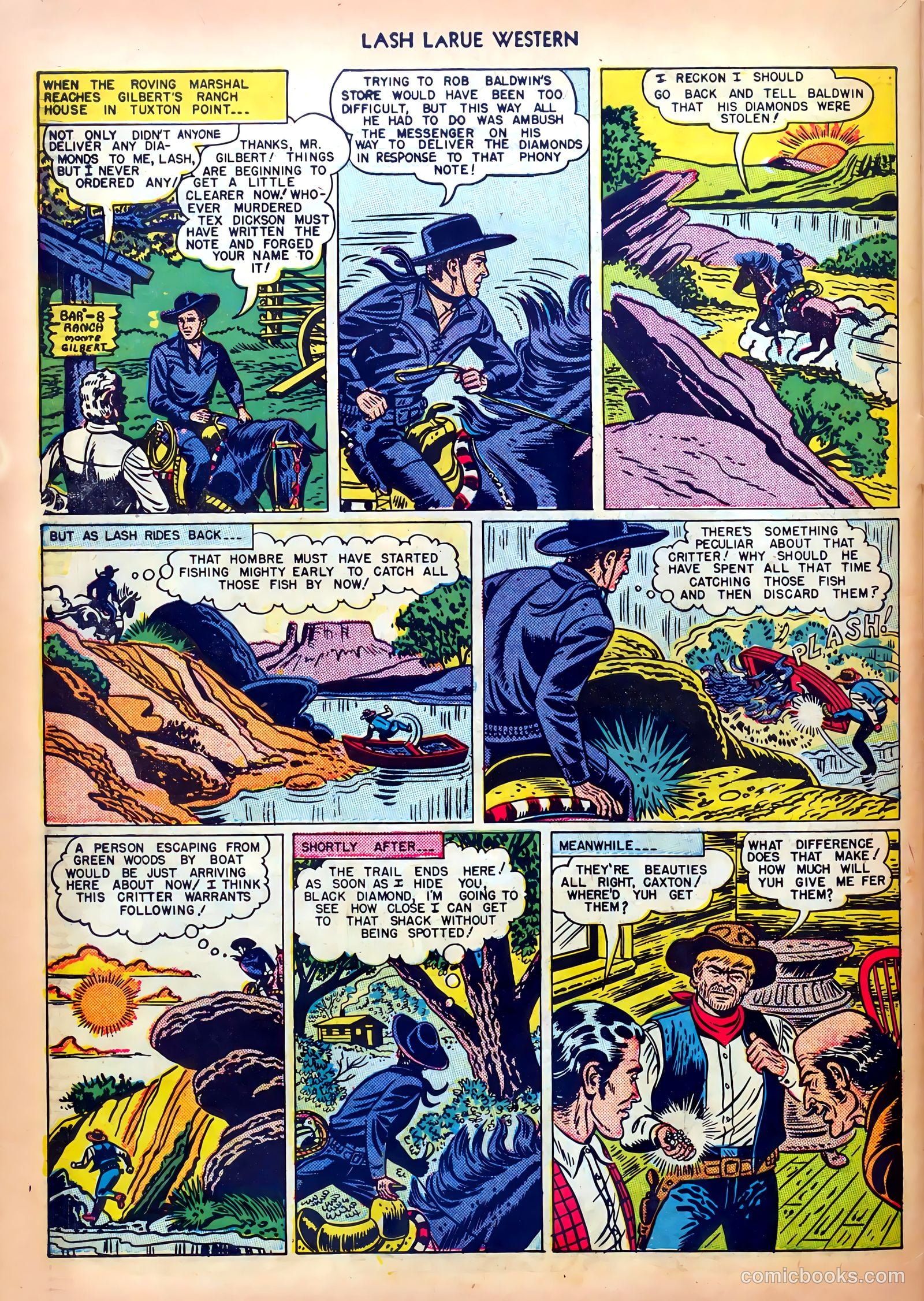 Lash LaRue Western #5 (1950) — page 30 of 36