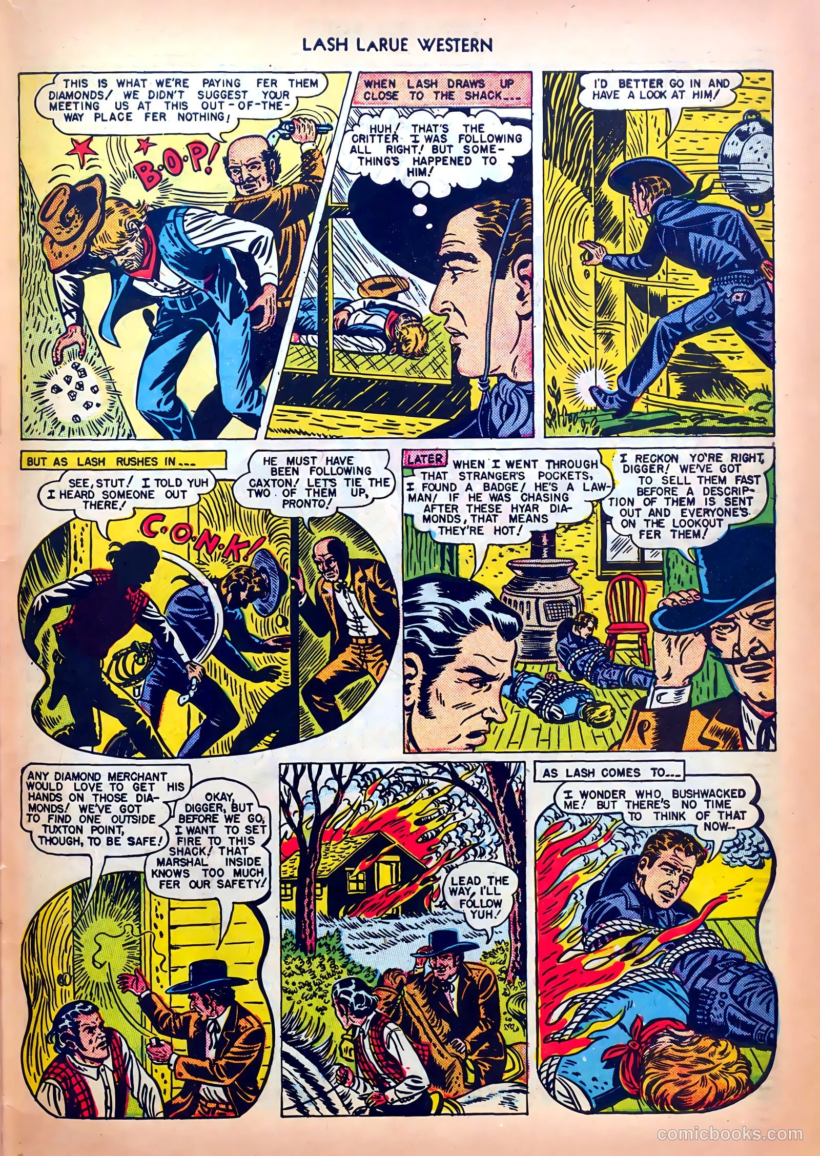 Lash LaRue Western #5 (1950) — page 31 of 36
