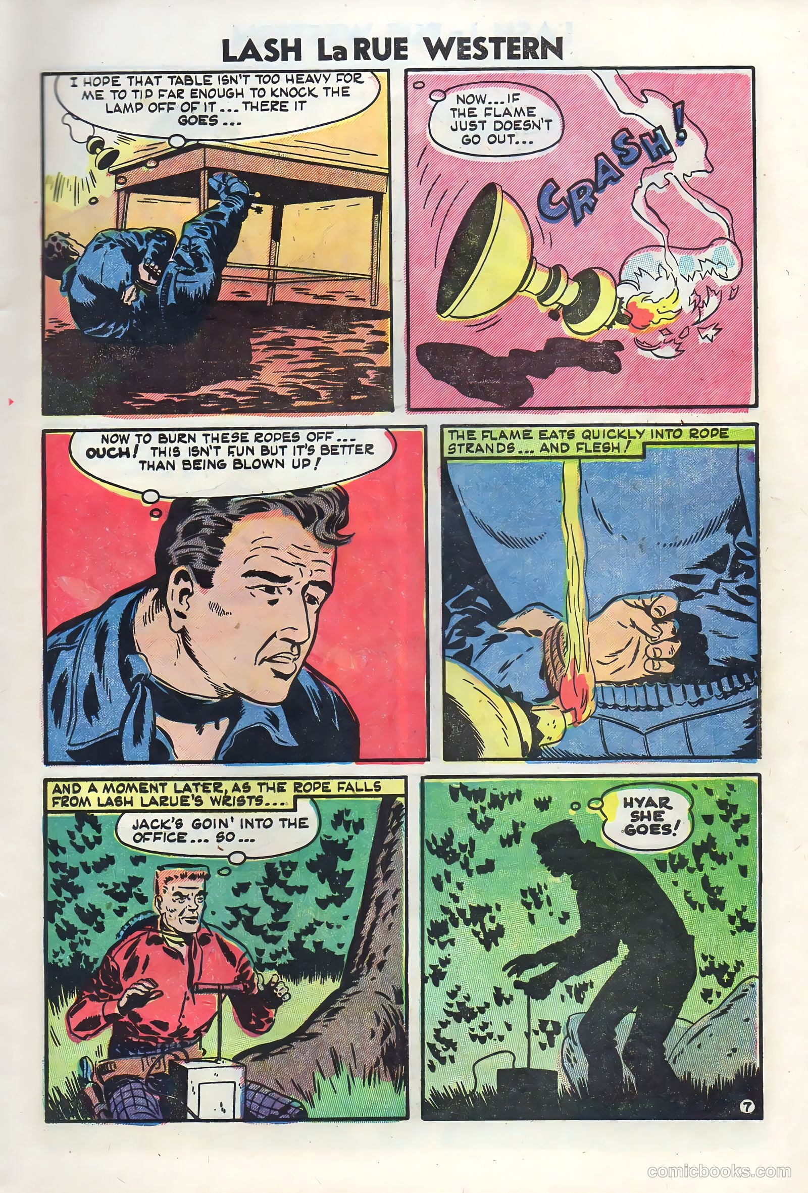 Lash Larue Western #50 (1950) — page 9 of 36