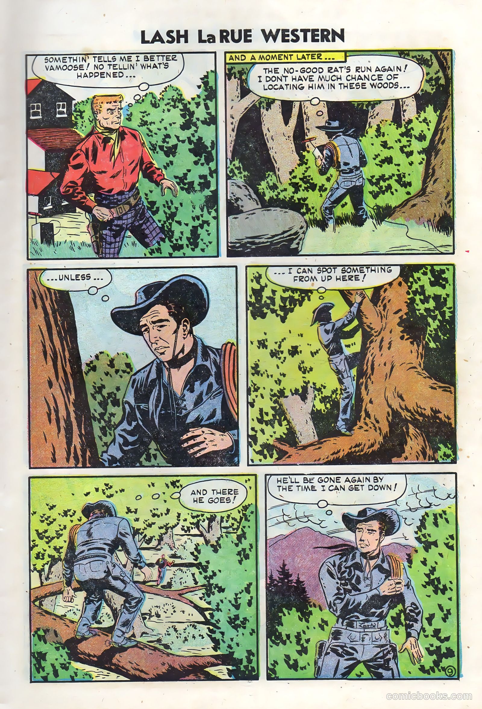 Lash Larue Western #50 (1950) — page 11 of 36