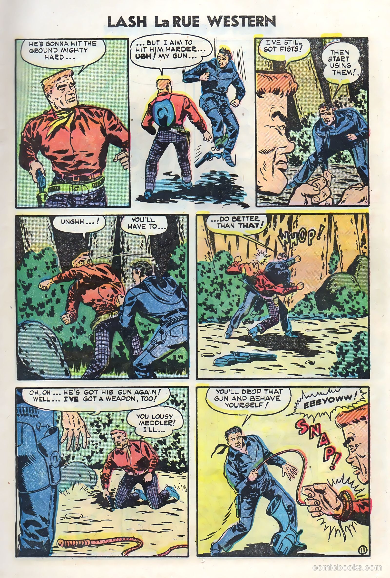 Lash Larue Western #50 (1950) — page 13 of 36