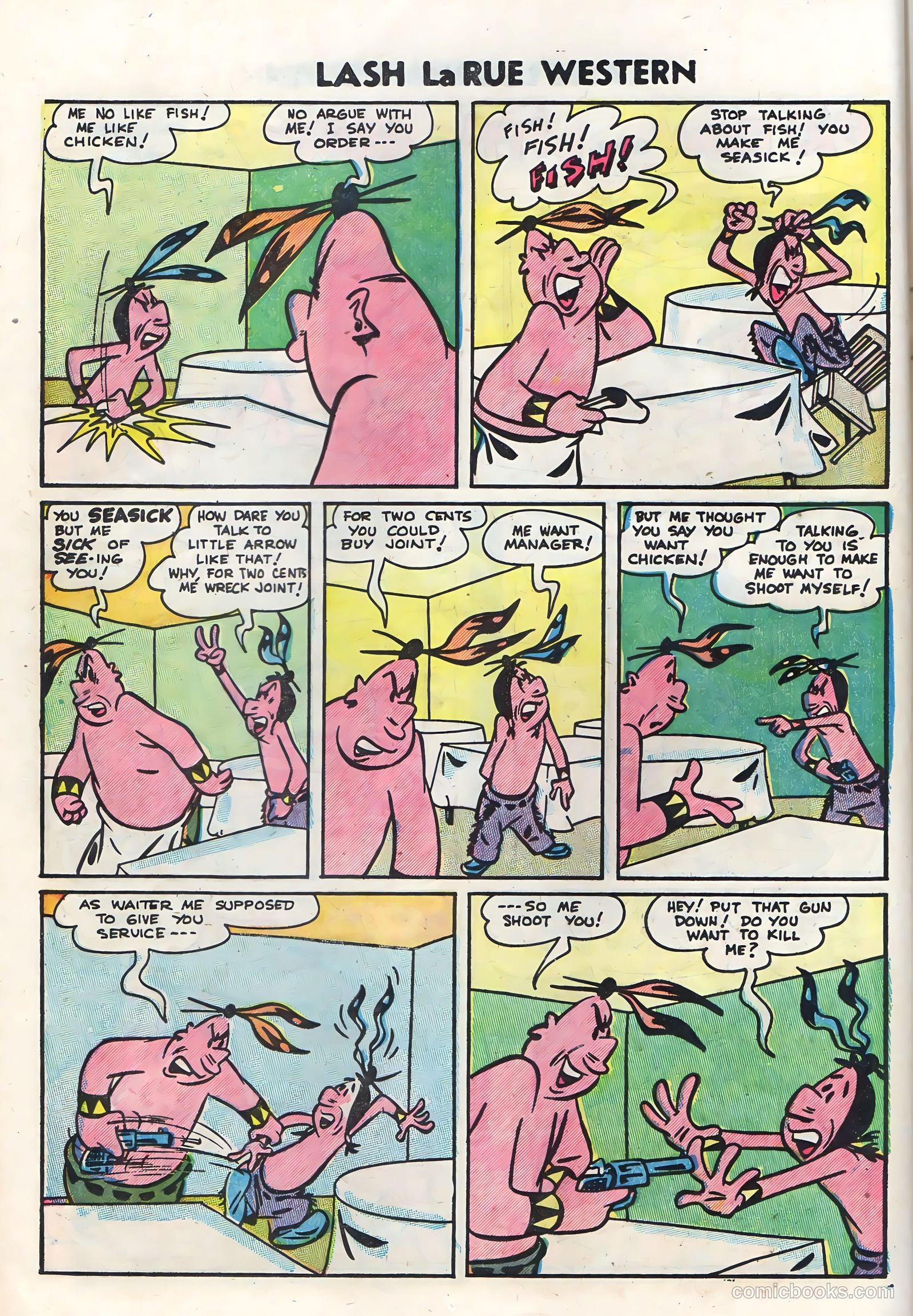 Lash Larue Western #50 (1950) — page 16 of 36