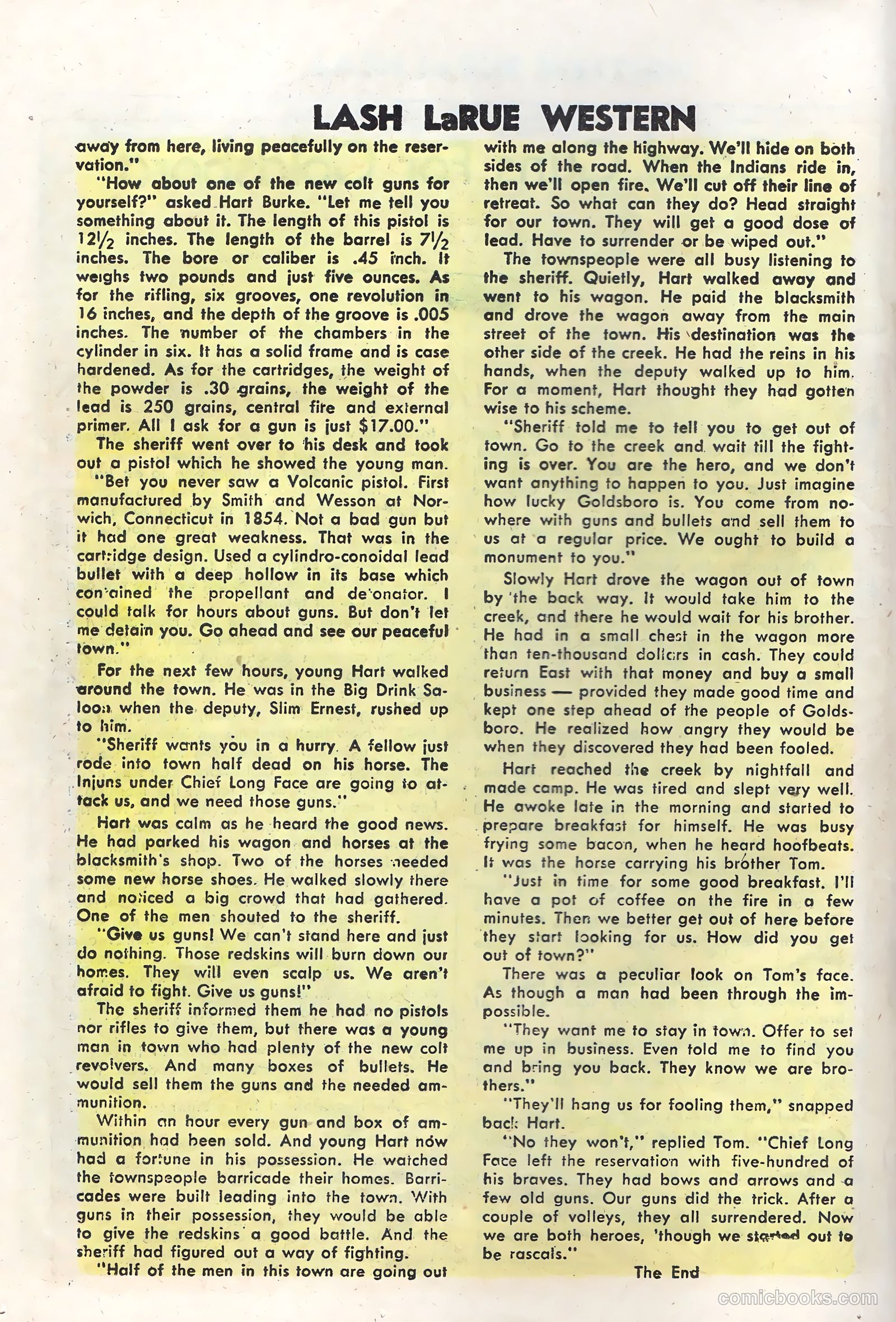 Lash Larue Western #50 (1950) — page 20 of 36