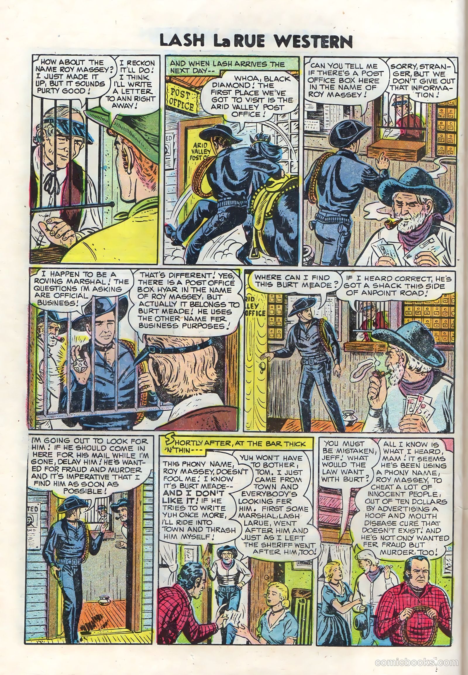 Lash Larue Western #50 (1950) — page 26 of 36