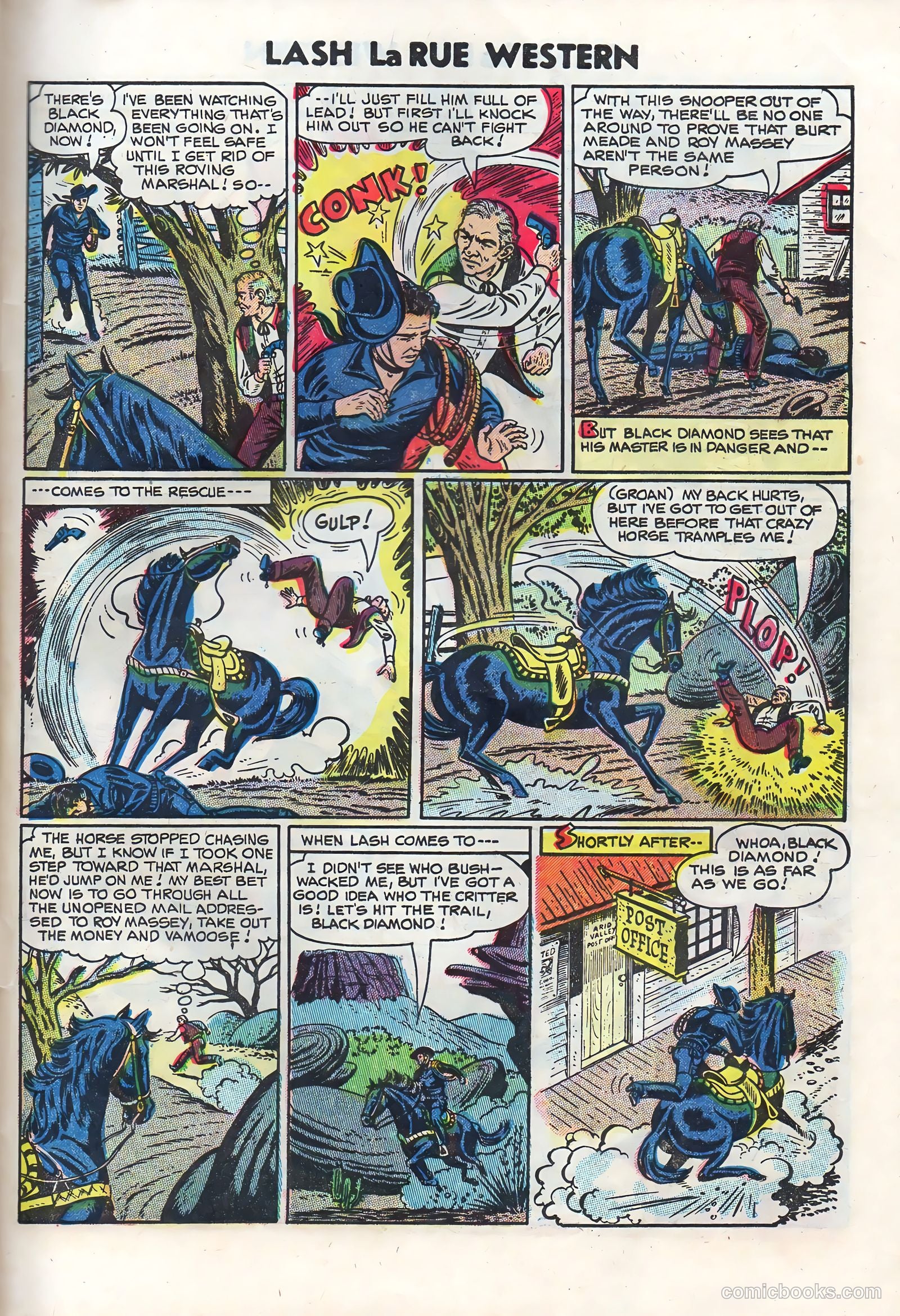 Lash Larue Western #50 (1950) — page 29 of 36