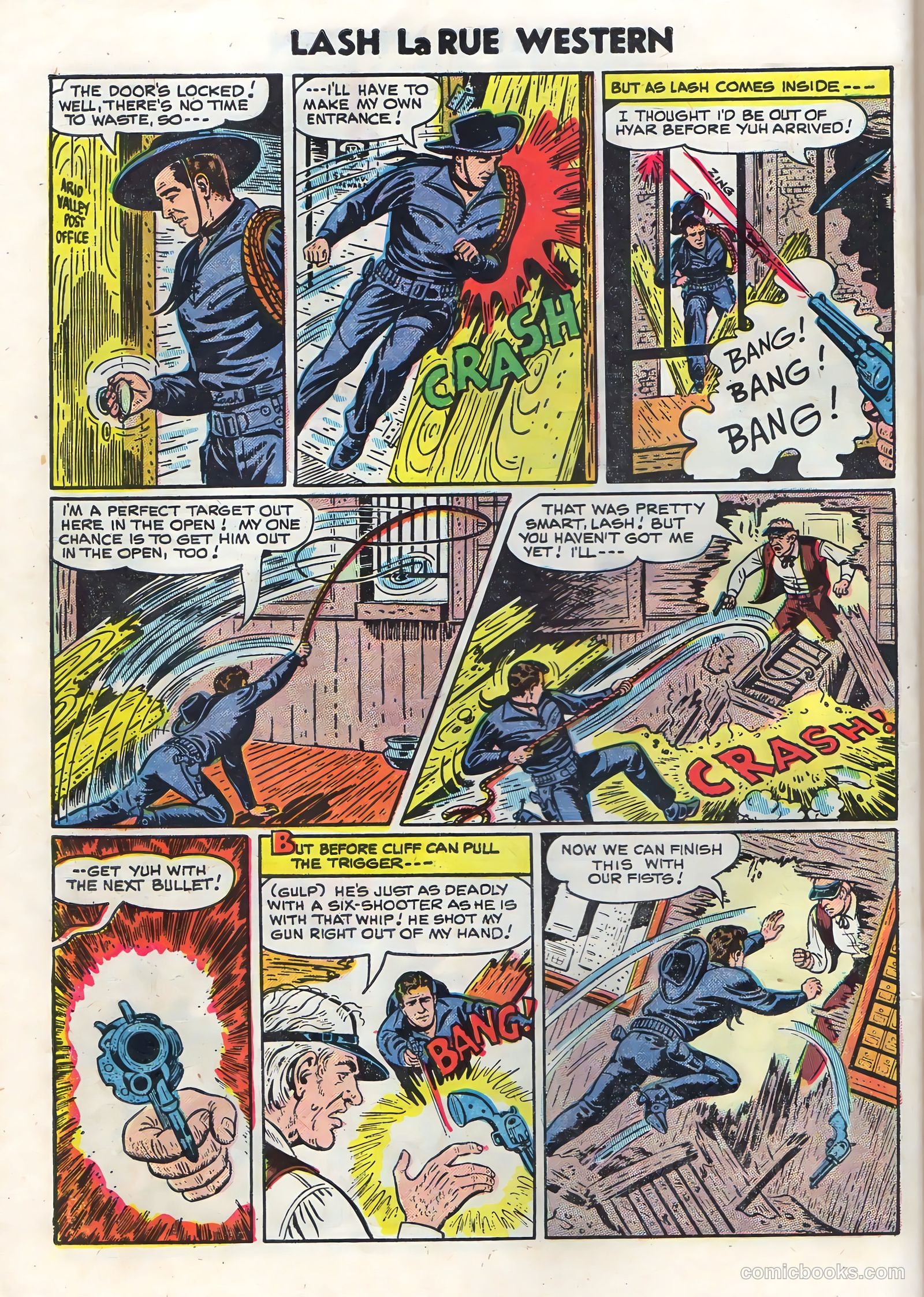 Lash Larue Western #50 (1950) — page 30 of 36