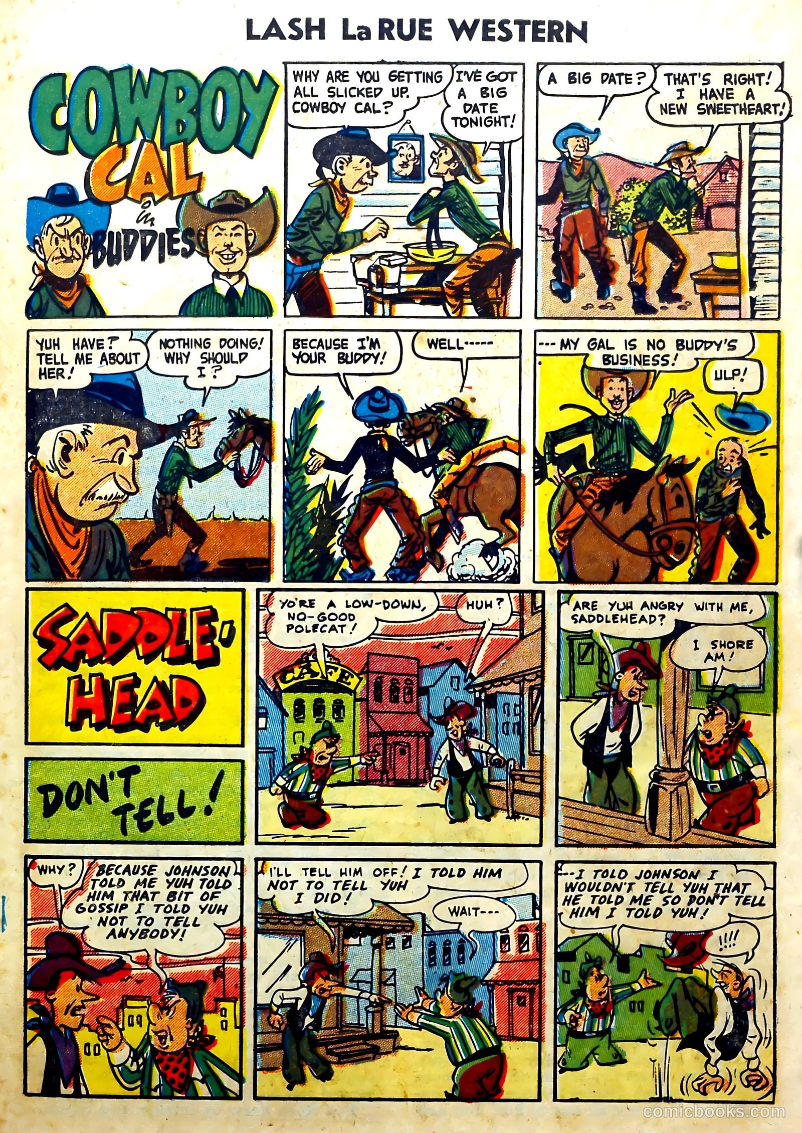 Lash Larue Western #51 (1964) — page 19 of 36