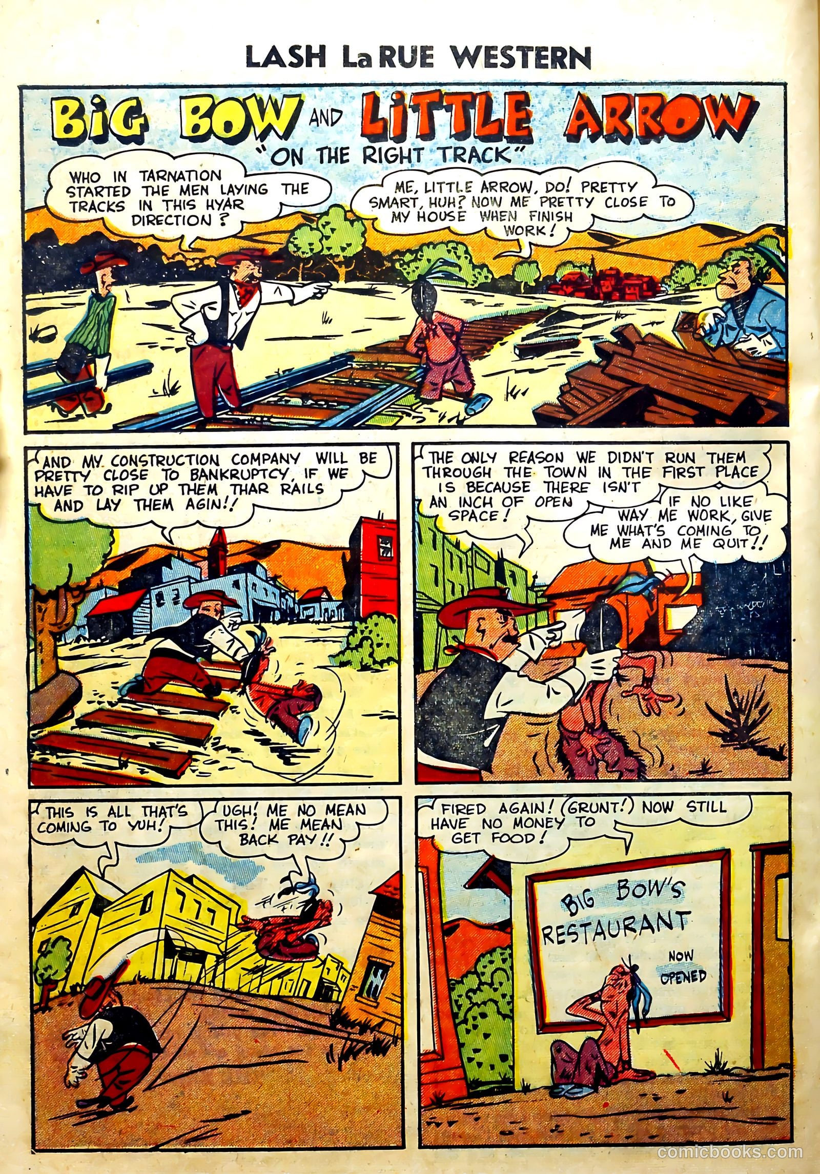 Lash Larue Western #51 (1964) — page 22 of 36