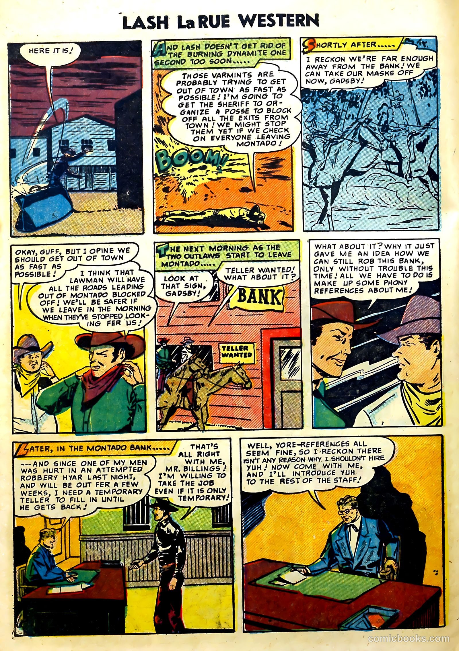 Lash Larue Western #51 (1964) — page 28 of 36