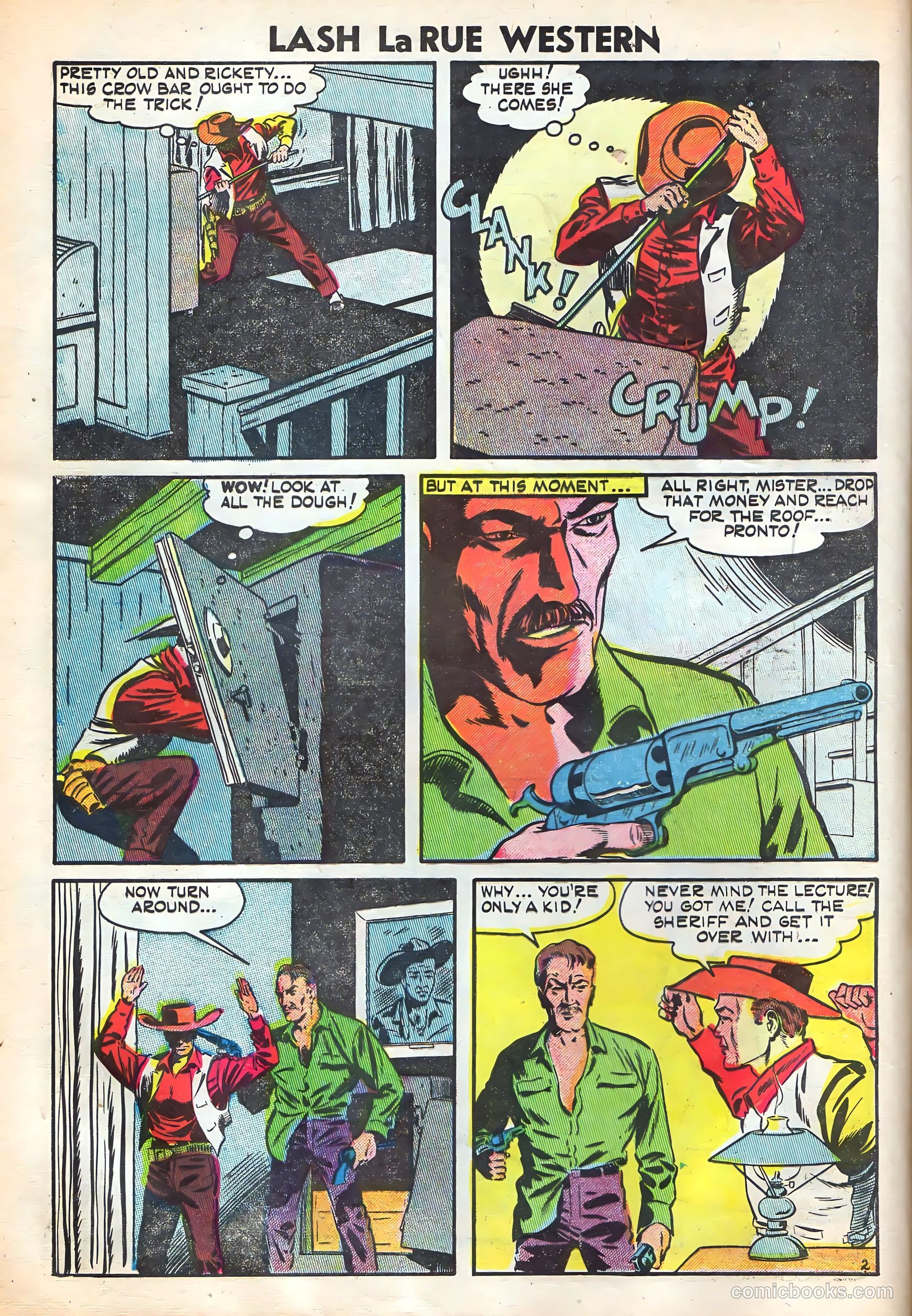 Lash Larue Western #52 (1954) — page 4 of 36