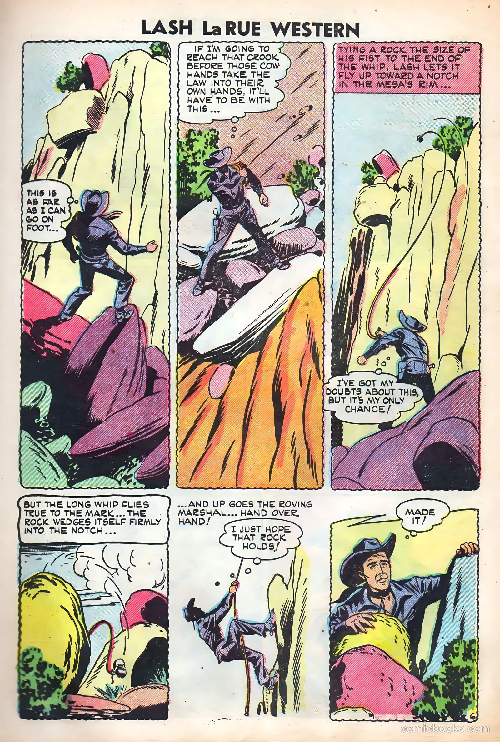 Lash Larue Western #52 (1954) — page 9 of 36