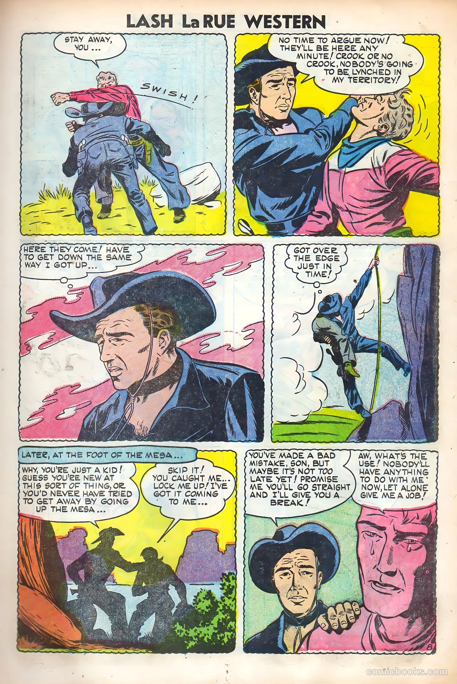 Lash Larue Western #52 (1954) — page 11 of 36
