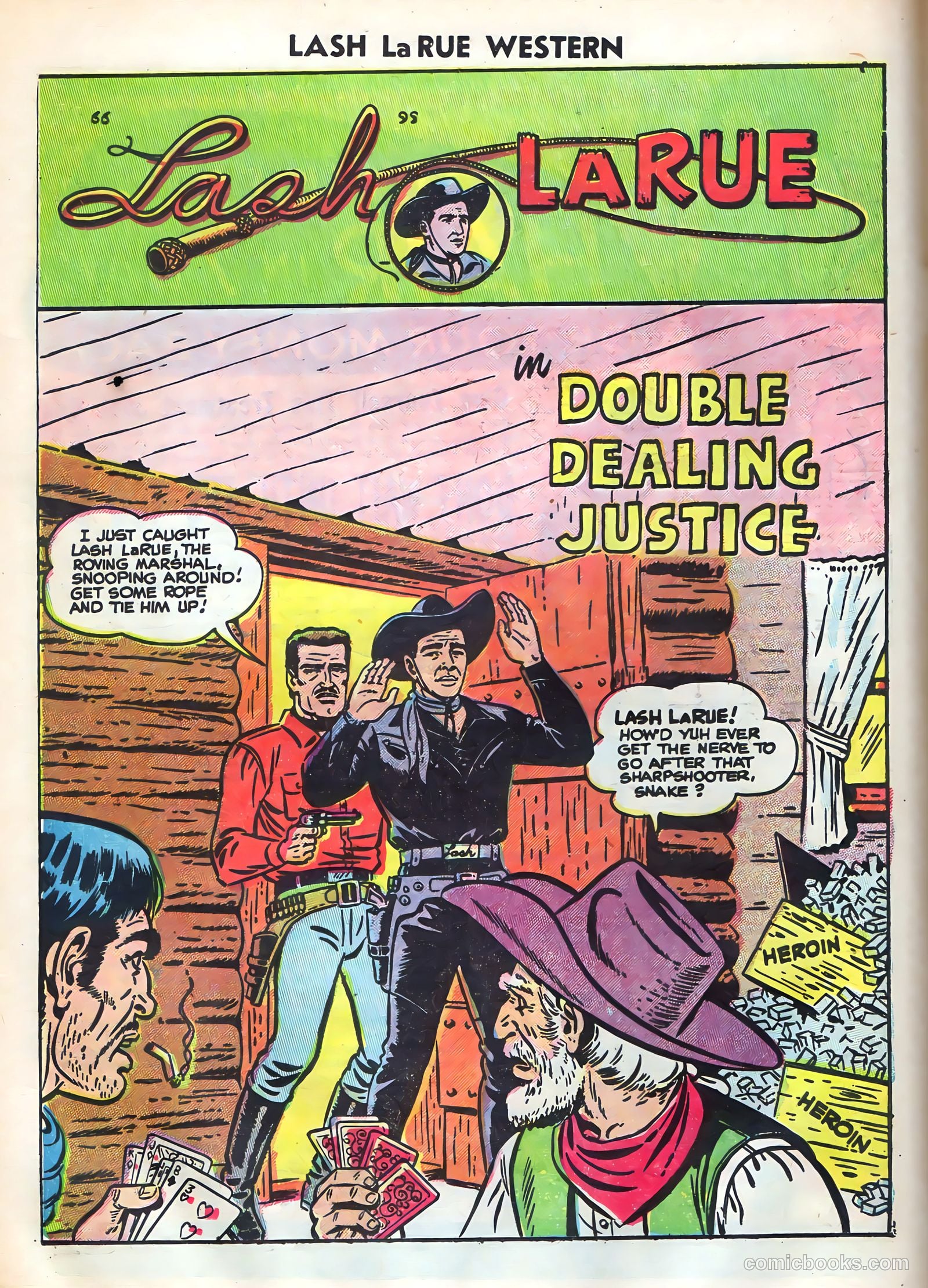Lash Larue Western #52 (1954) — page 16 of 36