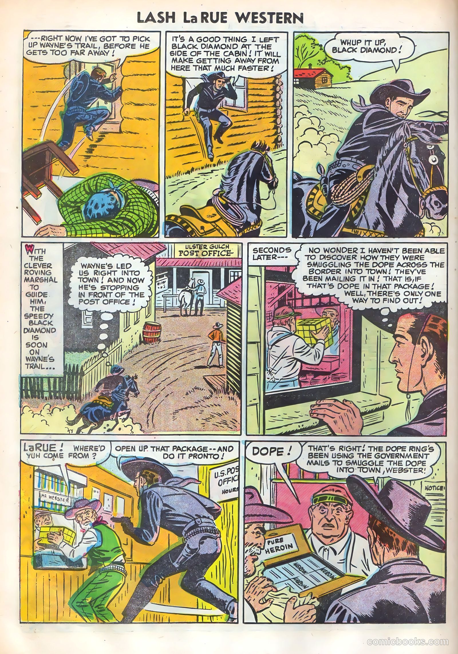 Lash Larue Western #52 (1954) — page 18 of 36