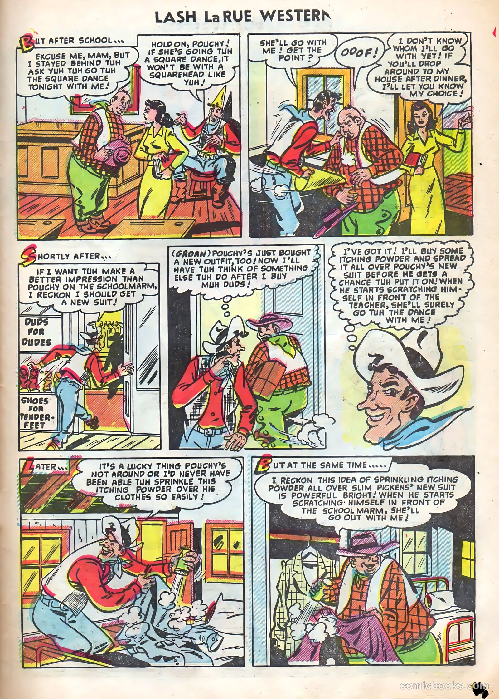 Lash Larue Western #52 (1954) — page 29 of 36