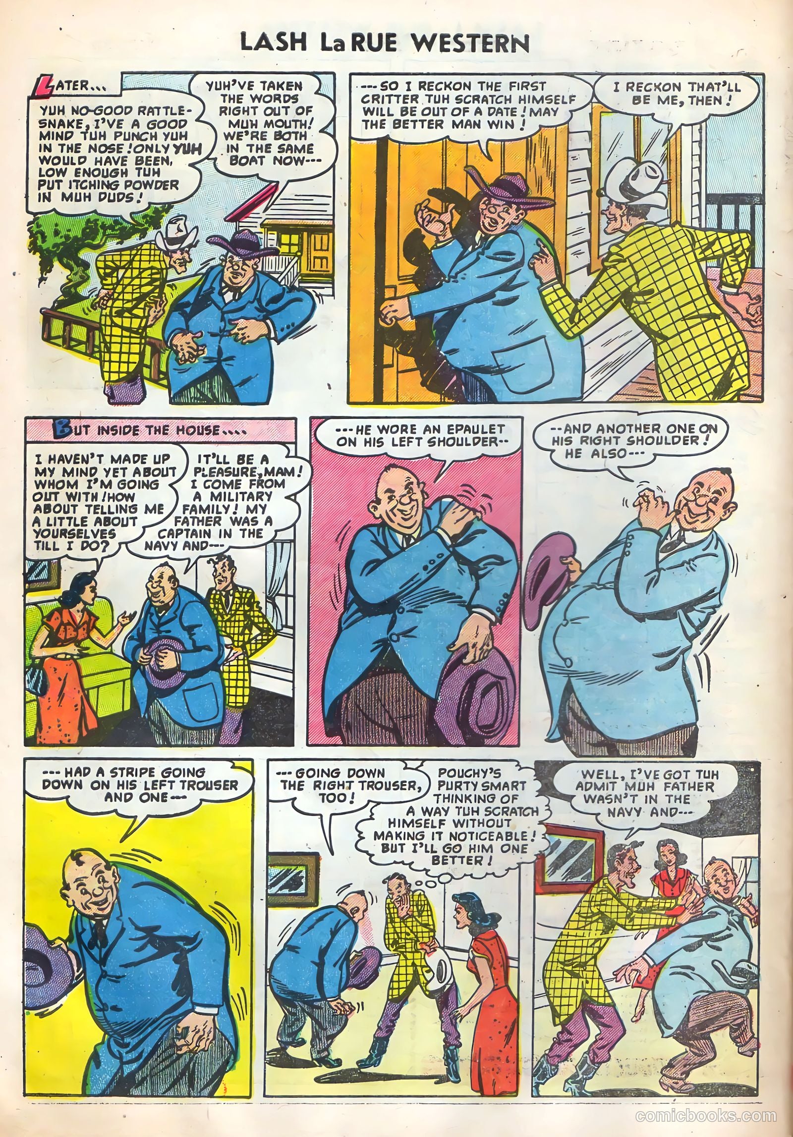 Lash Larue Western #52 (1954) — page 30 of 36